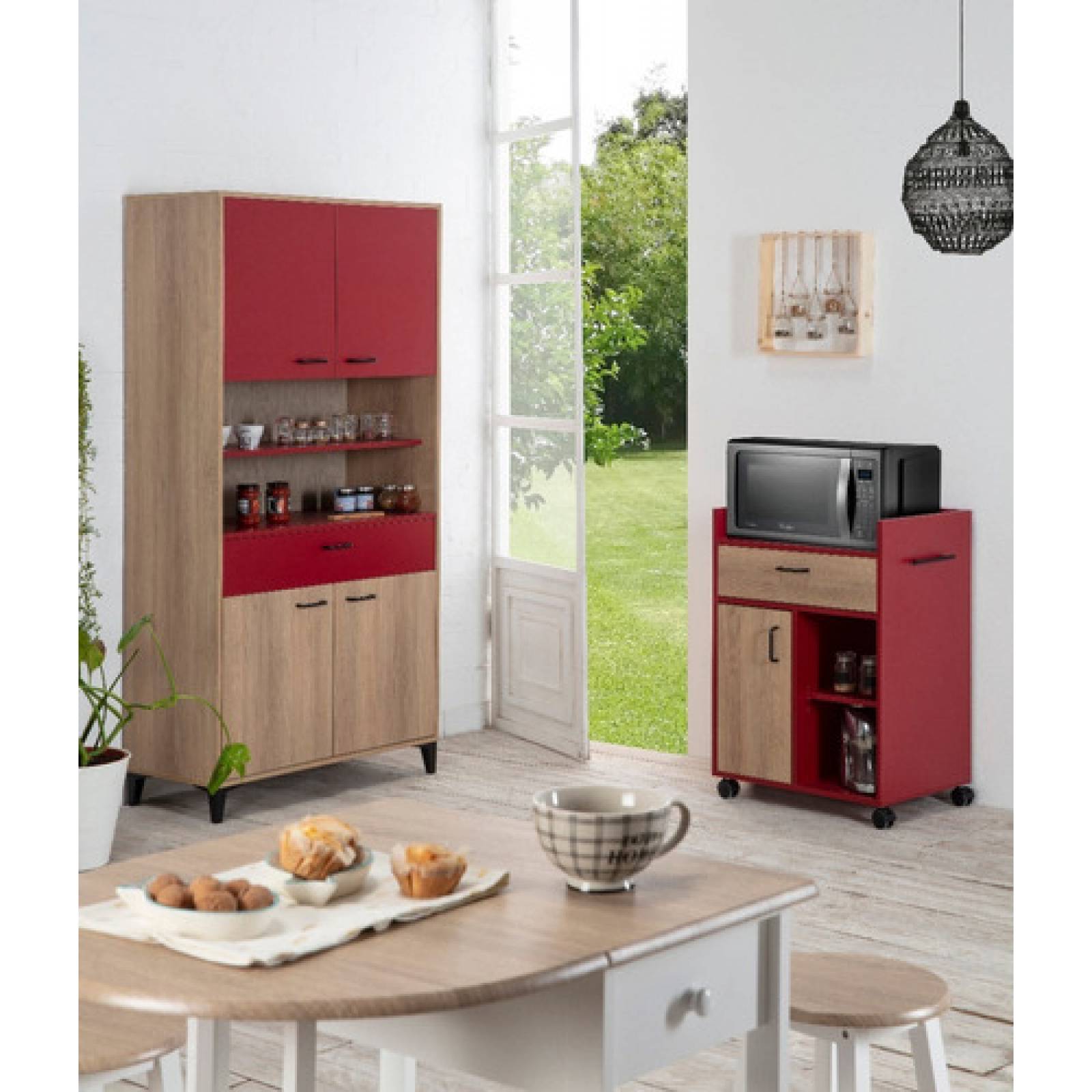 Mueble De Cocina Alacena Auxiliar Moderna Y Practica Tugow
