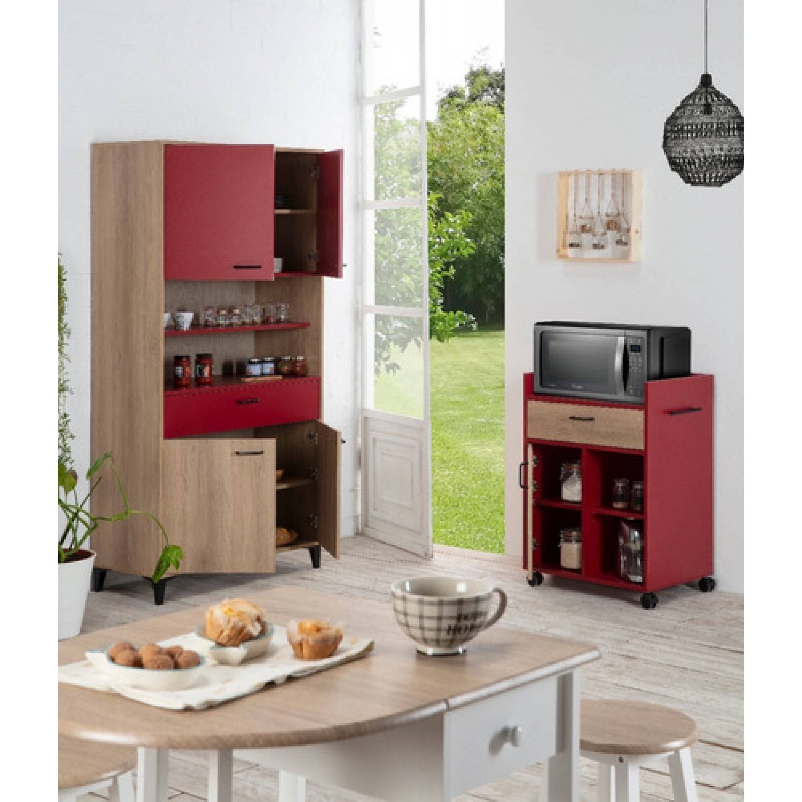 Mueble De Cocina Alacena Auxiliar Moderna Y Practica Tugow