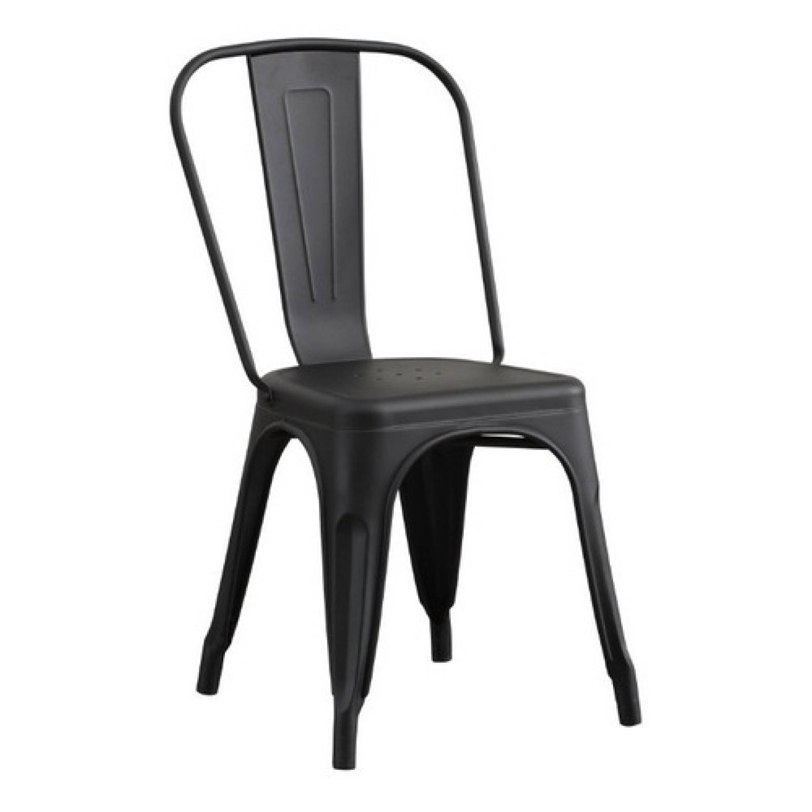 Silla De Metal Retro Comedor Interior Y Exterior Tugow 