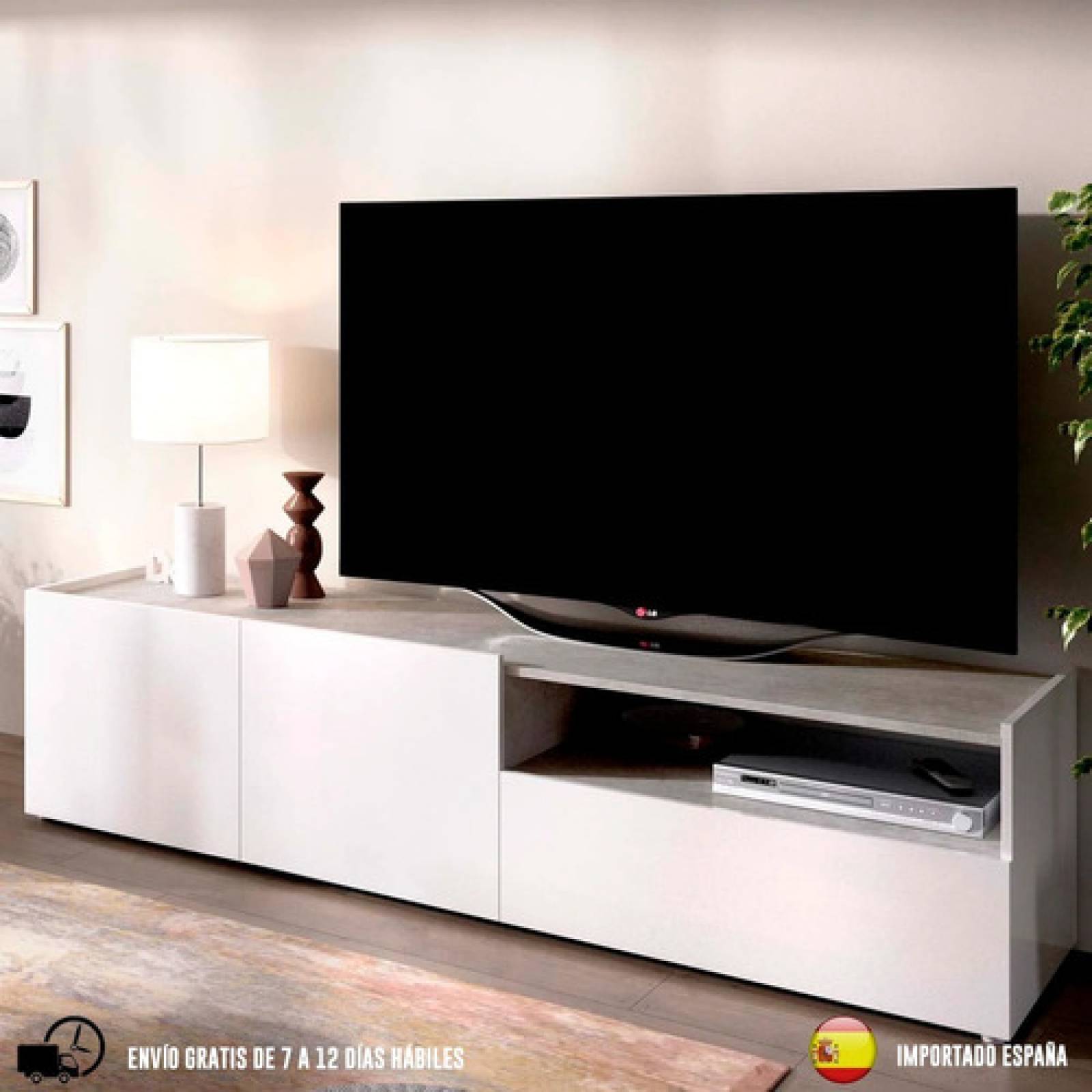 Mueble De Tv Hasta 85 Pulgadas Mesa Moderna Tugow