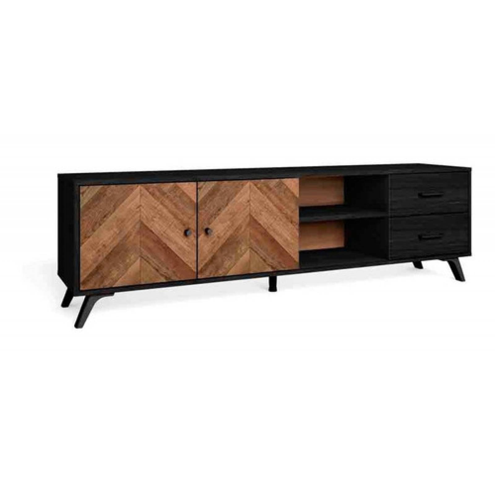 Mesa De Madera Para Tv Estilo Estilo Rustico Tugow