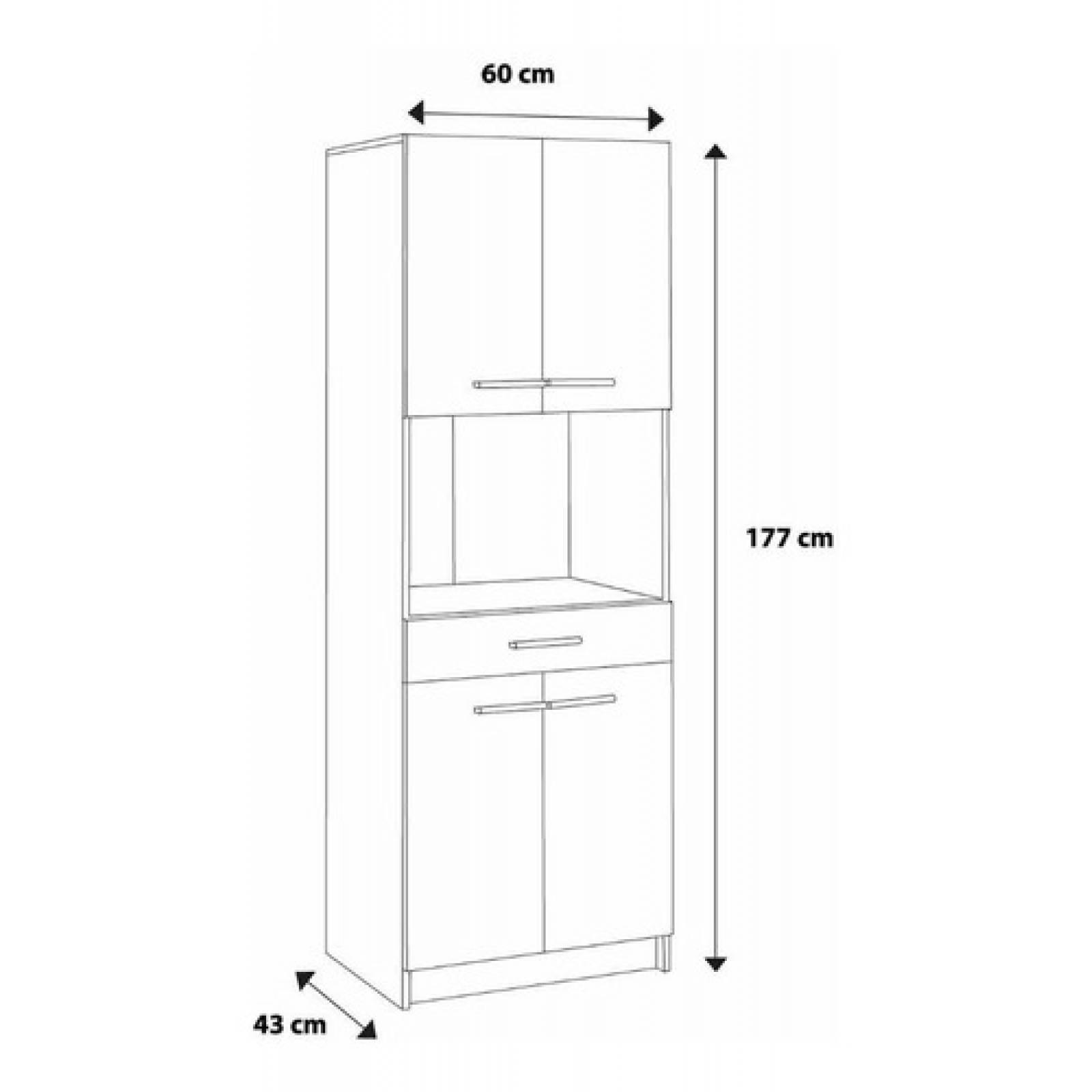 Alacena Modular Cocina Practicas Blanca Economica Tugow 