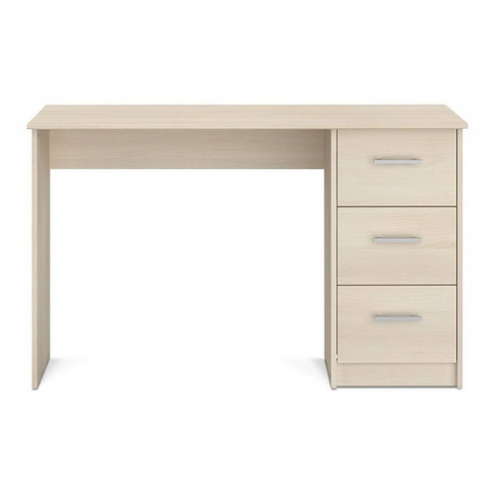 Escritorio Con 3 Cajones Acacia Adaptable Tugow 