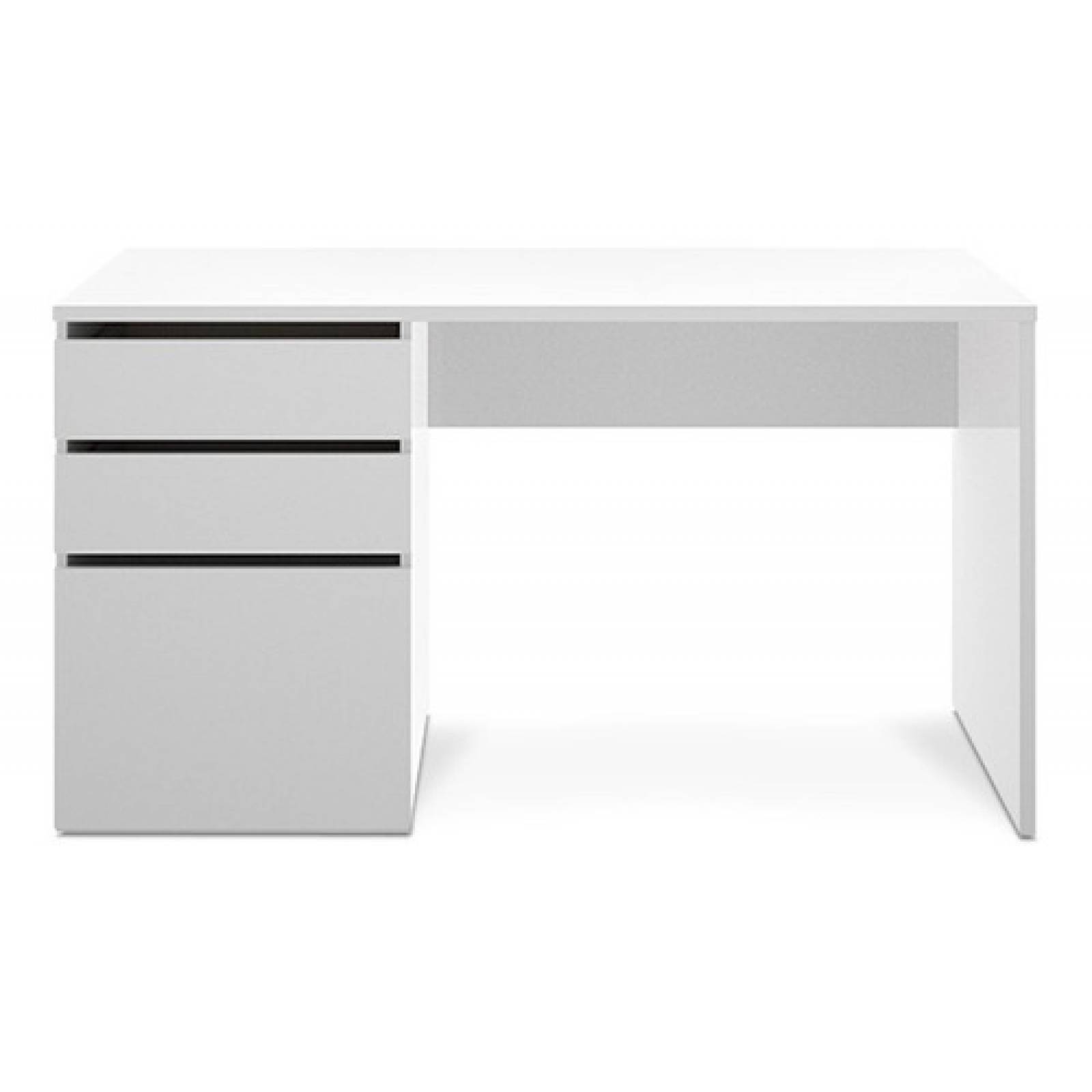 Escritorio Amplio Tugow Blanco Brillante Envio Gratis