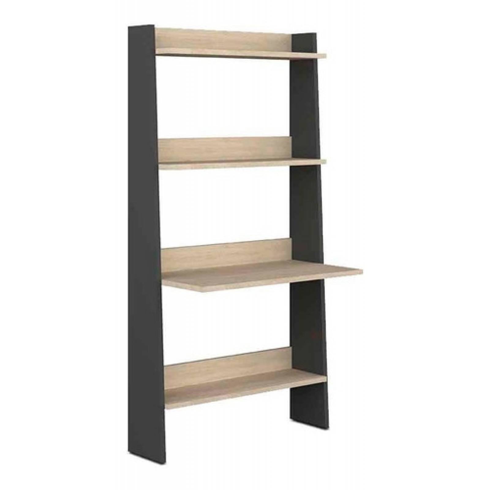 Librero Minimalista Con Repisa Para Laptop Tugow