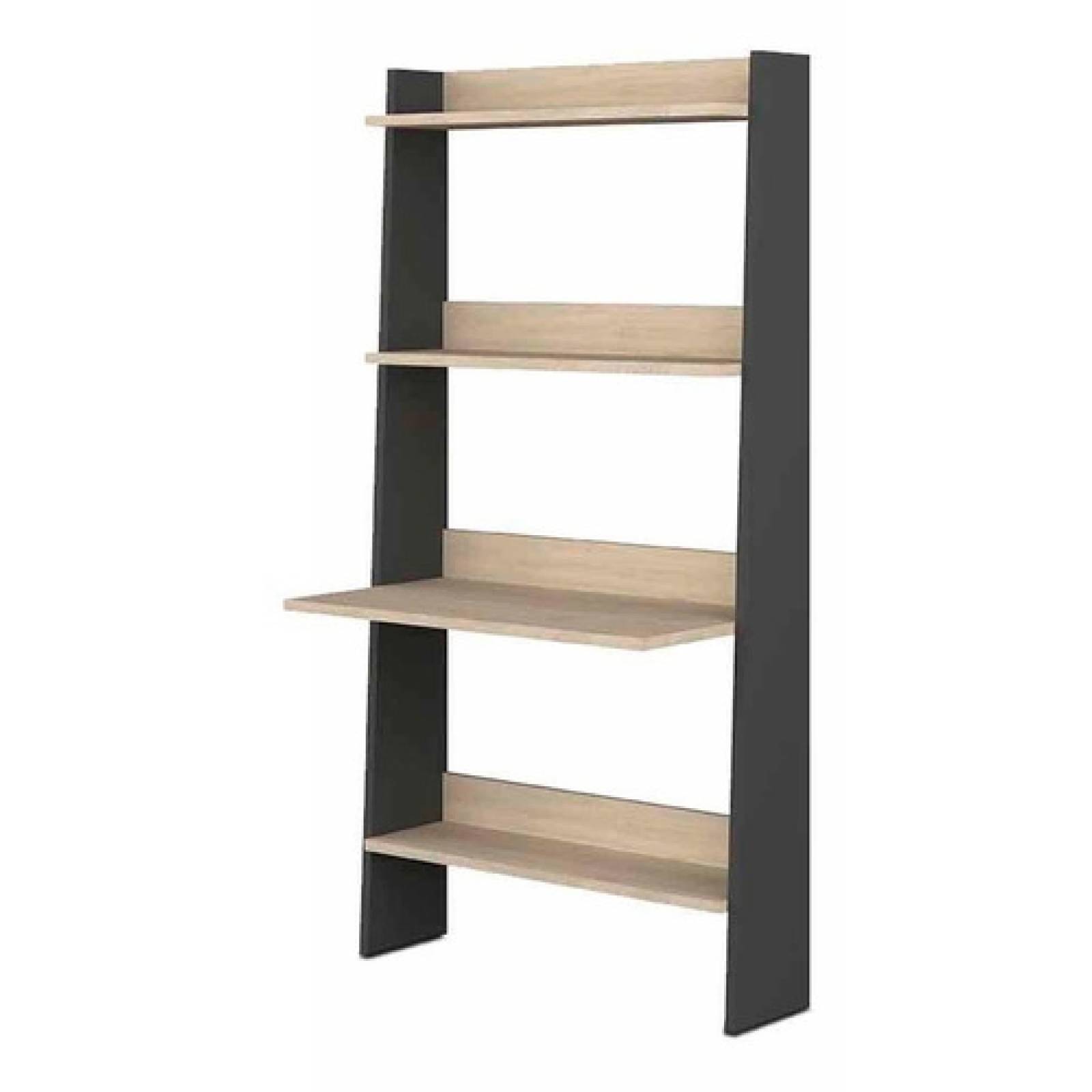 Librero Minimalista Con Repisa Para Laptop Tugow