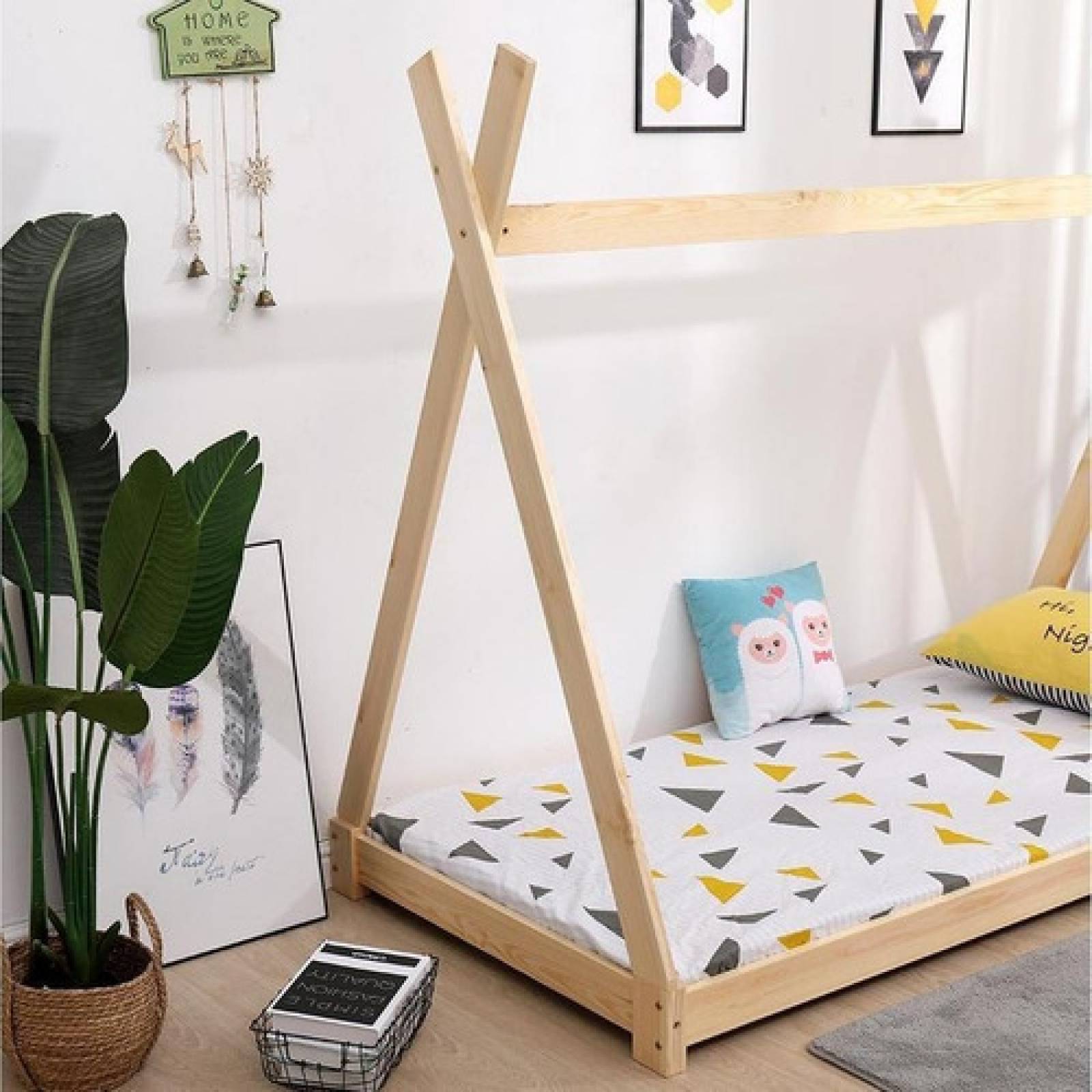 Cama Baja Altura Practica Infantil Diseño Teep Tugow