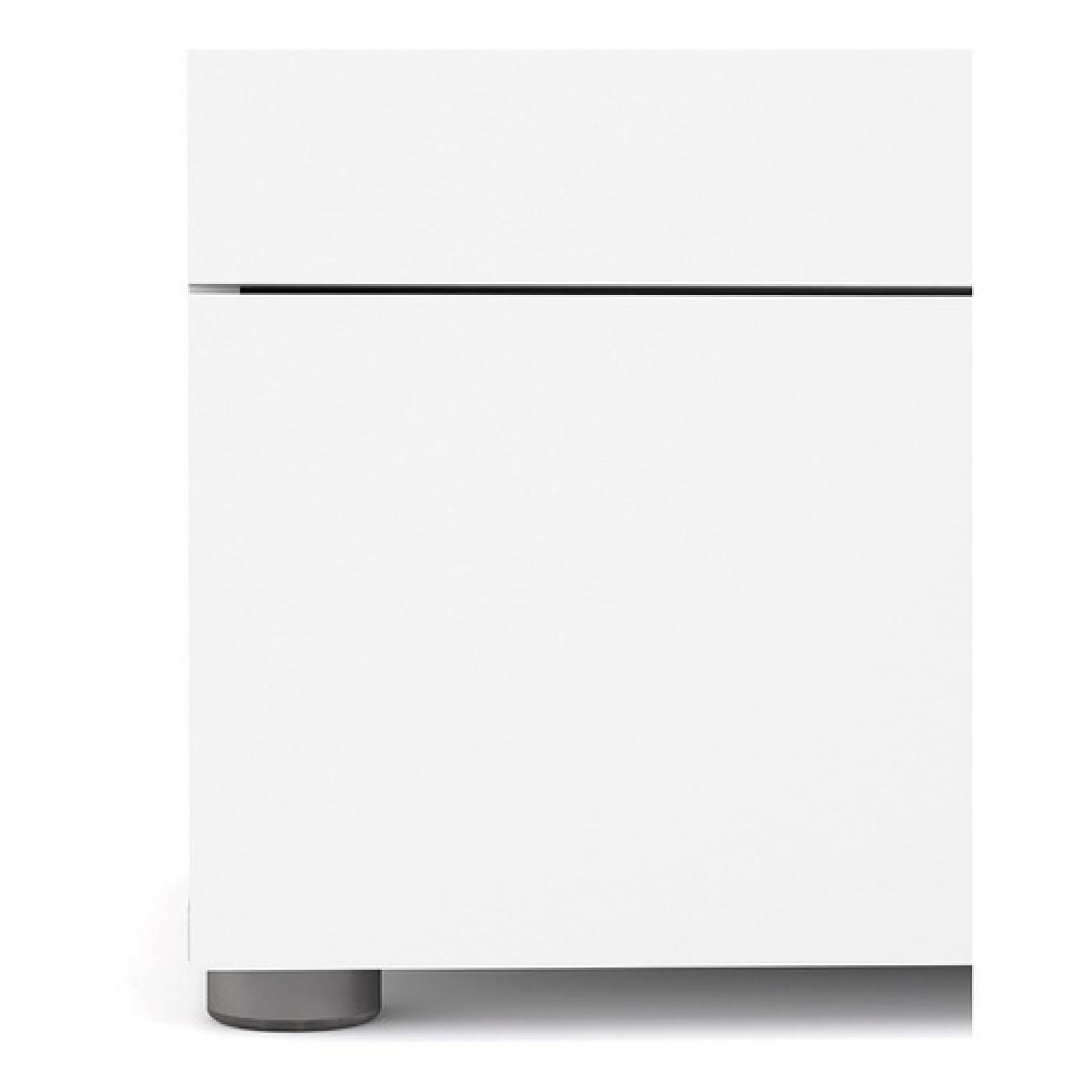 Cajonera Madera Moderna Cómoda Blanca Tugow 