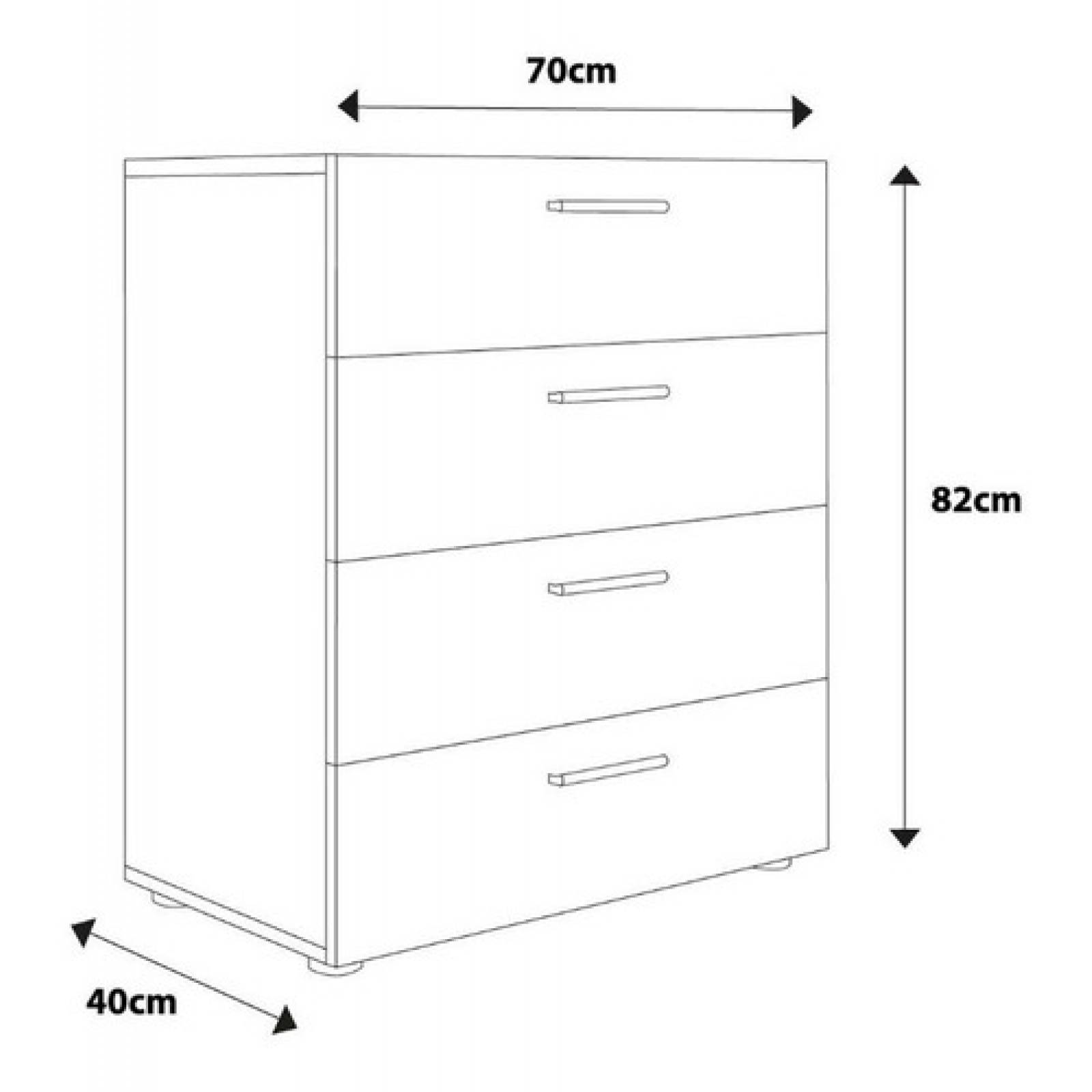 Ropero Cajonera Minimalista Mueble Para Organizar Ropa
