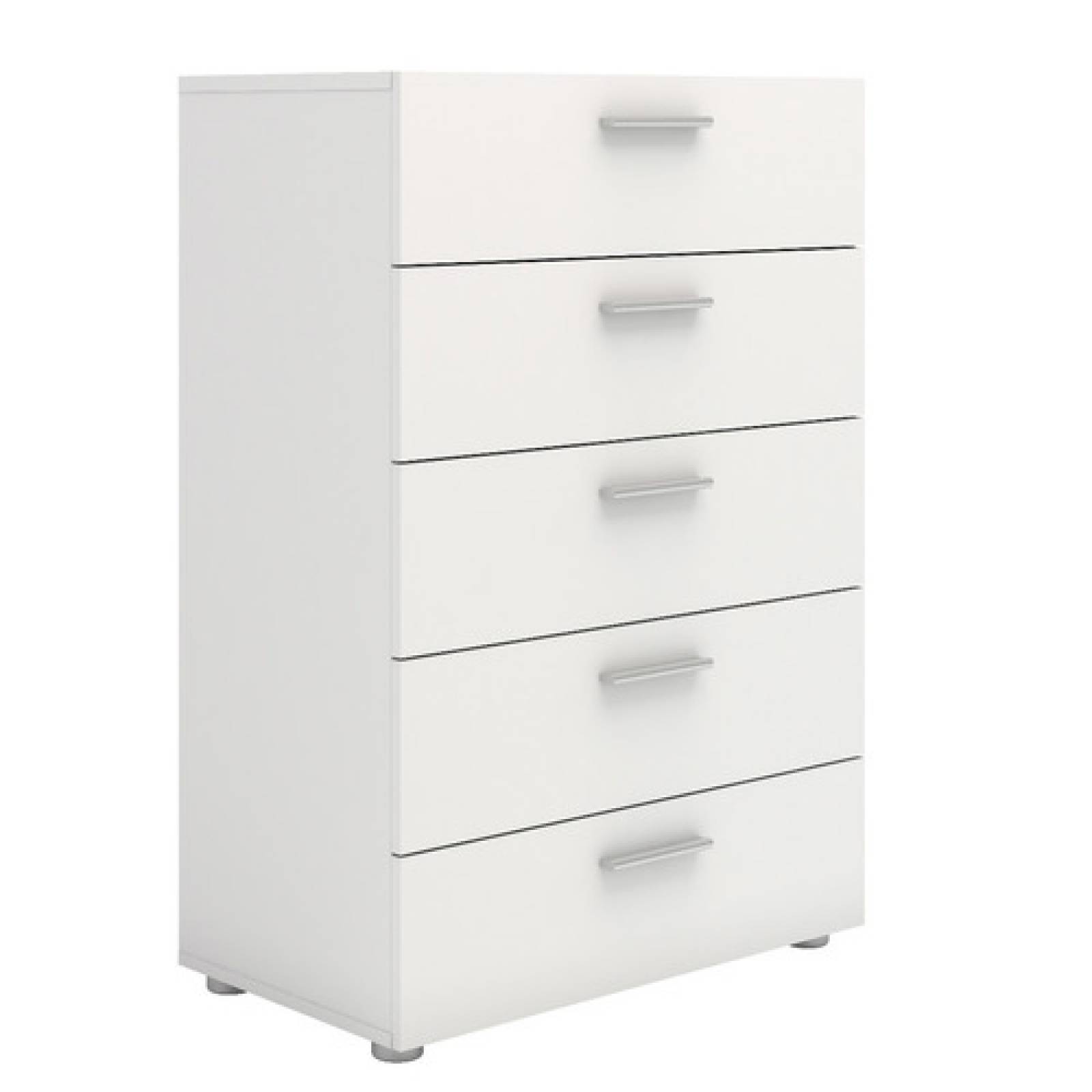 Mueble Cajonera 5 Niveles Blanca Minimalista Comoda Tugow