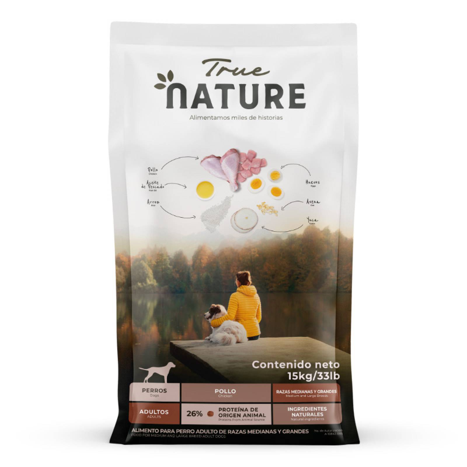 True Nature - Alimento Premium Perro Adulto Todas las Razas Sabor Pollo
