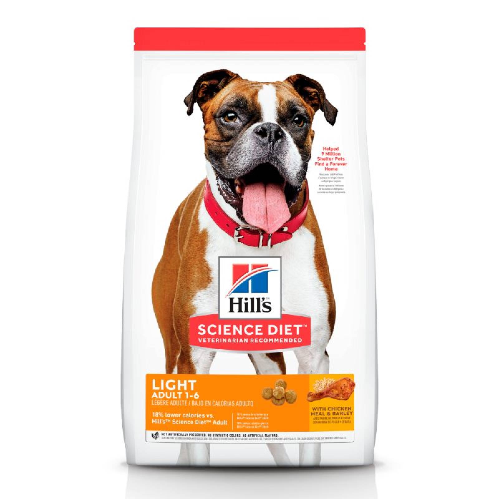 Hill's Science Diet Adult Light - Alimento de Control de Peso para Perro Adulto
