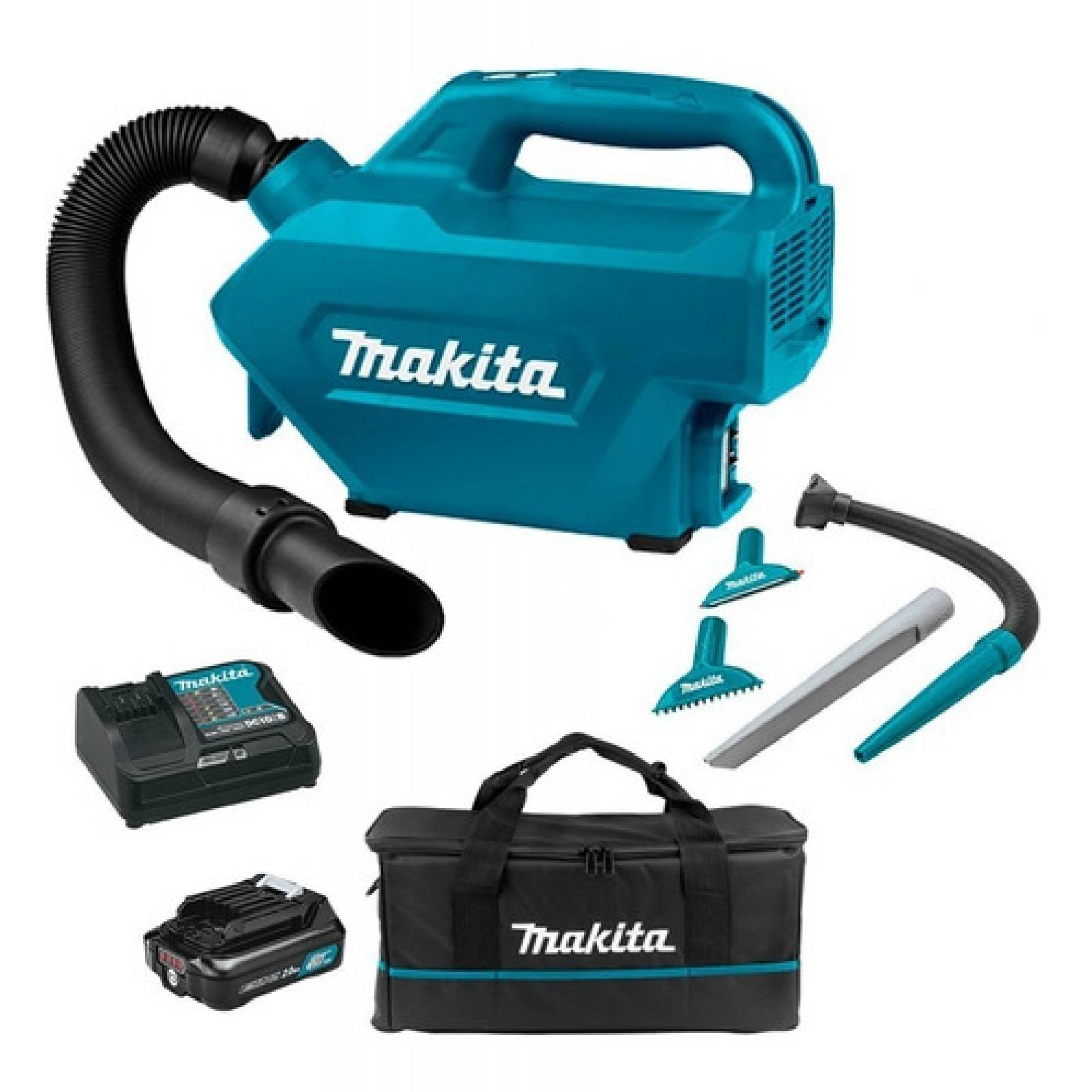 Aspiradora Inalámbrica Portátil Makita Cl121dwa 12v + Maletín