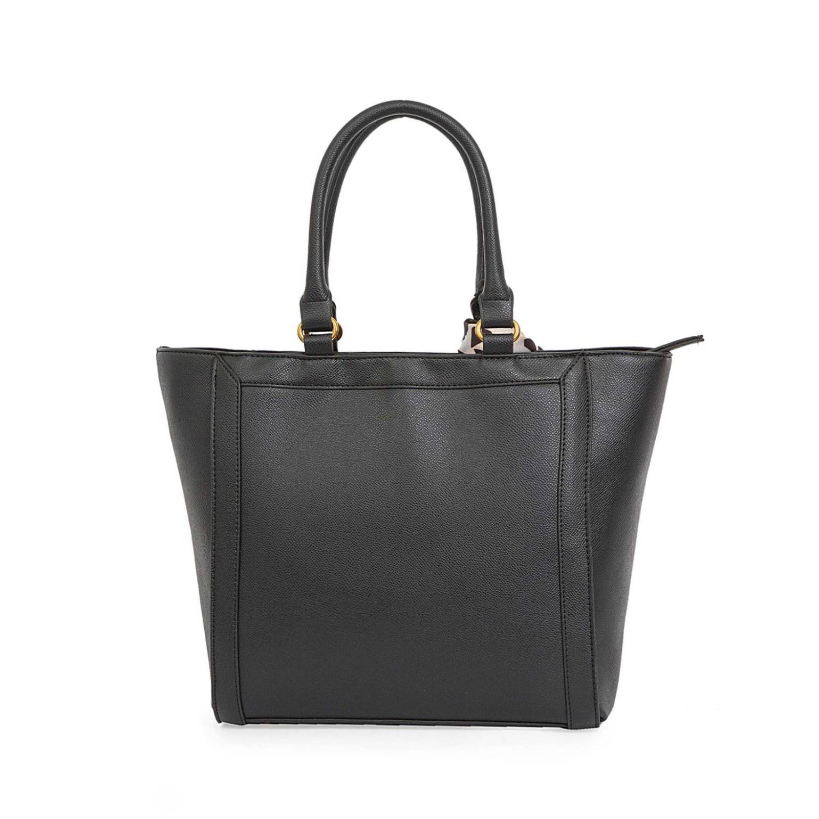 Bolsa Cloe Tote Mascada Decorativa Negro