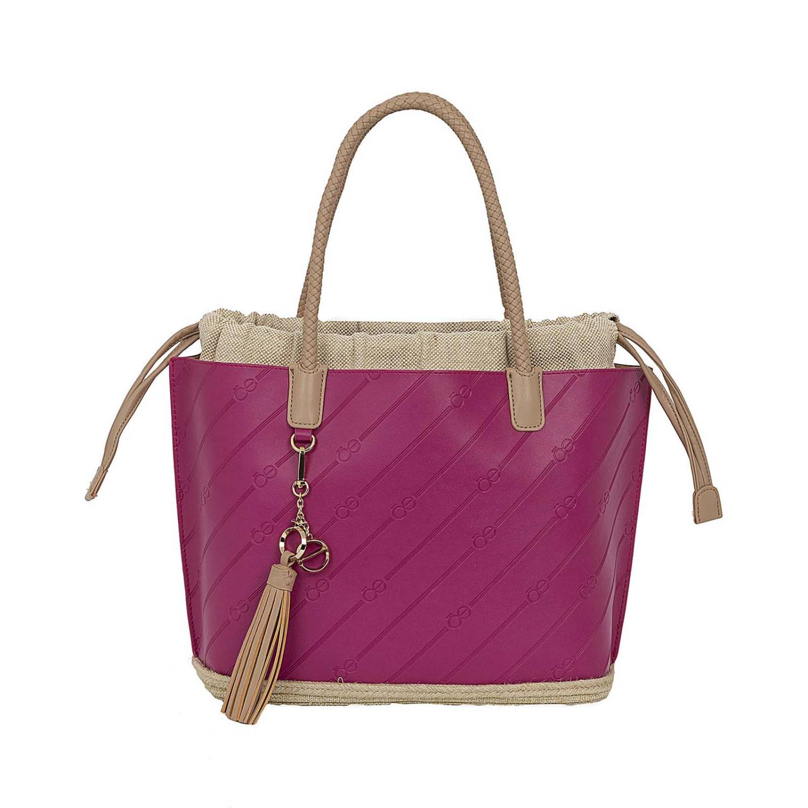 Bolsa Tote Cloe 2-en-1 Monograma MAGENTA
