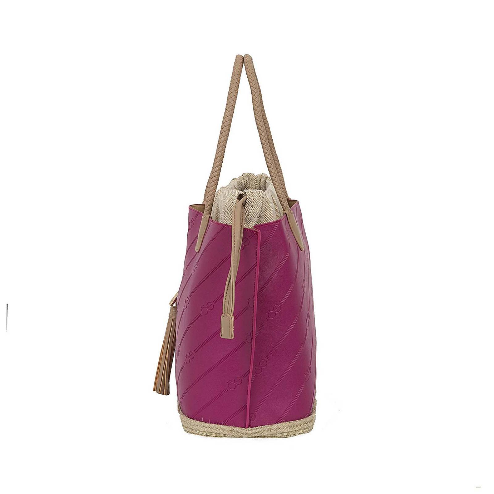 Bolsa Tote Cloe 2-en-1 Monograma MAGENTA