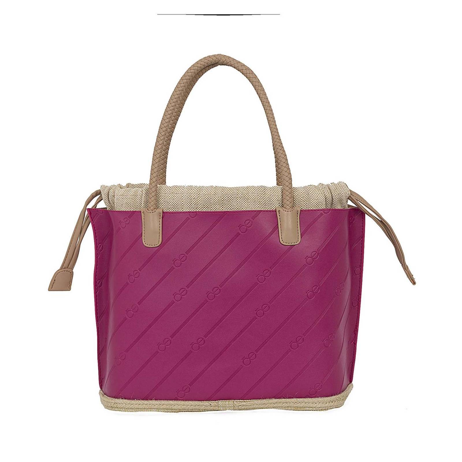 Bolsa Tote Cloe 2-en-1 Monograma MAGENTA