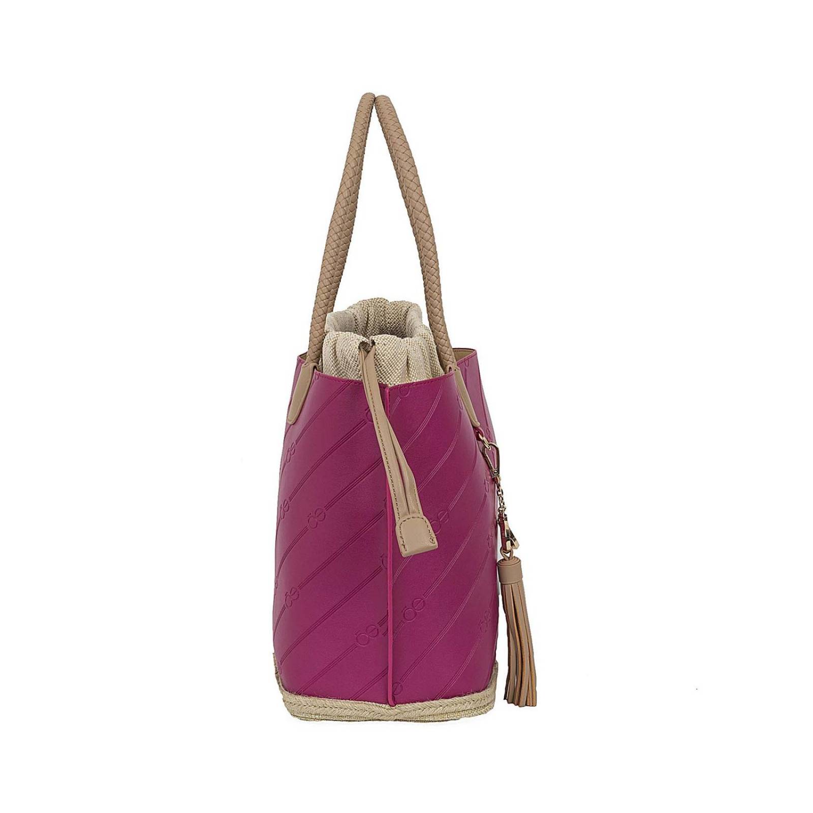 Bolsa Tote Cloe 2-en-1 Monograma MAGENTA