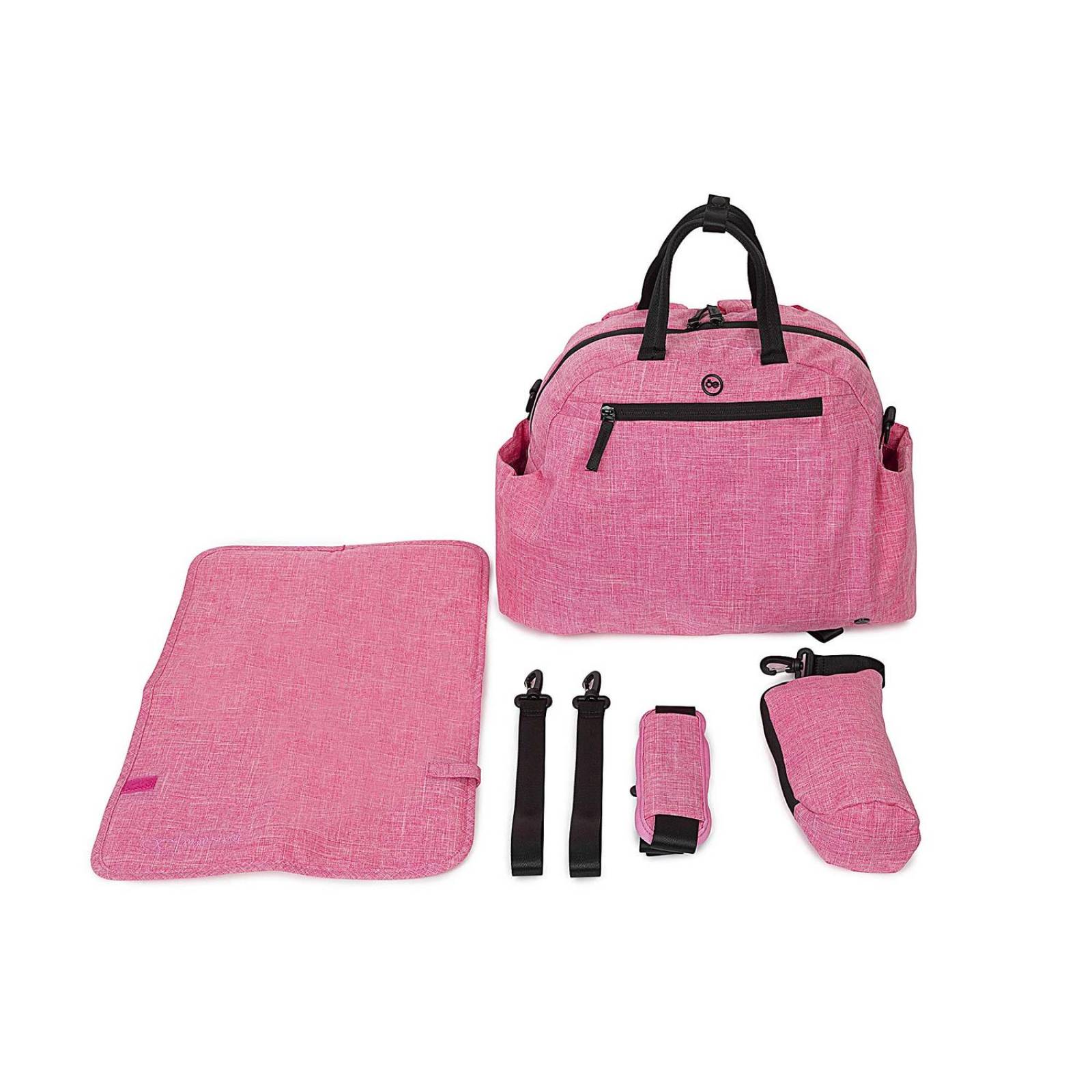 Pañalera Cloe Backpack con Cambiador Rosa