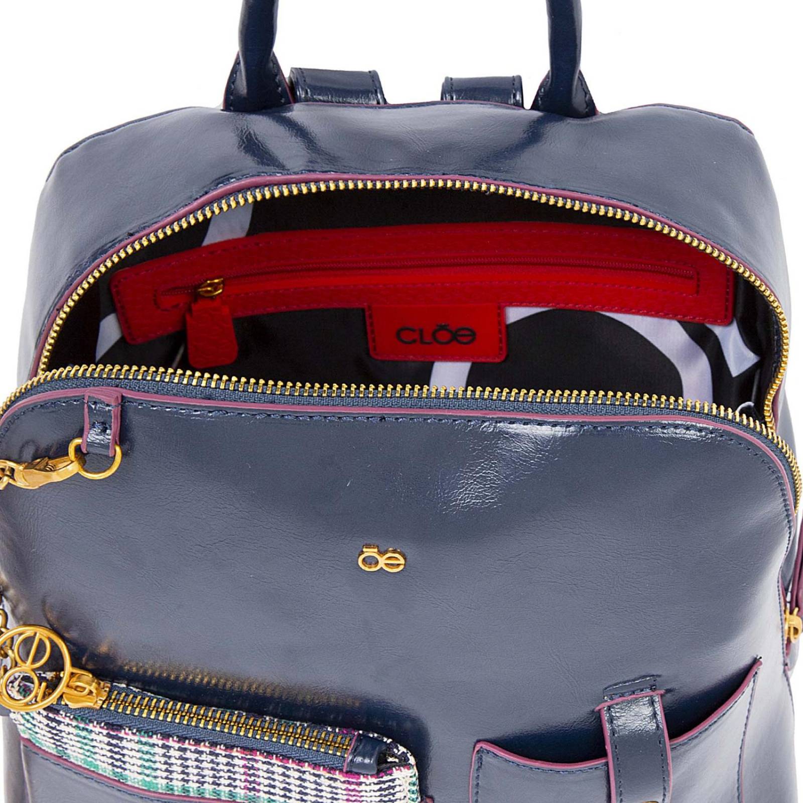 Mochila Cloe Monedero Desprendible Marino