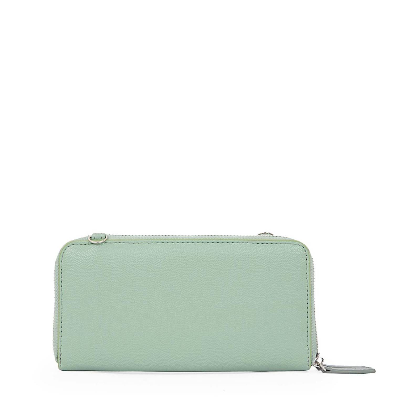 Cartera Cloe Grande Marco Metálico Menta