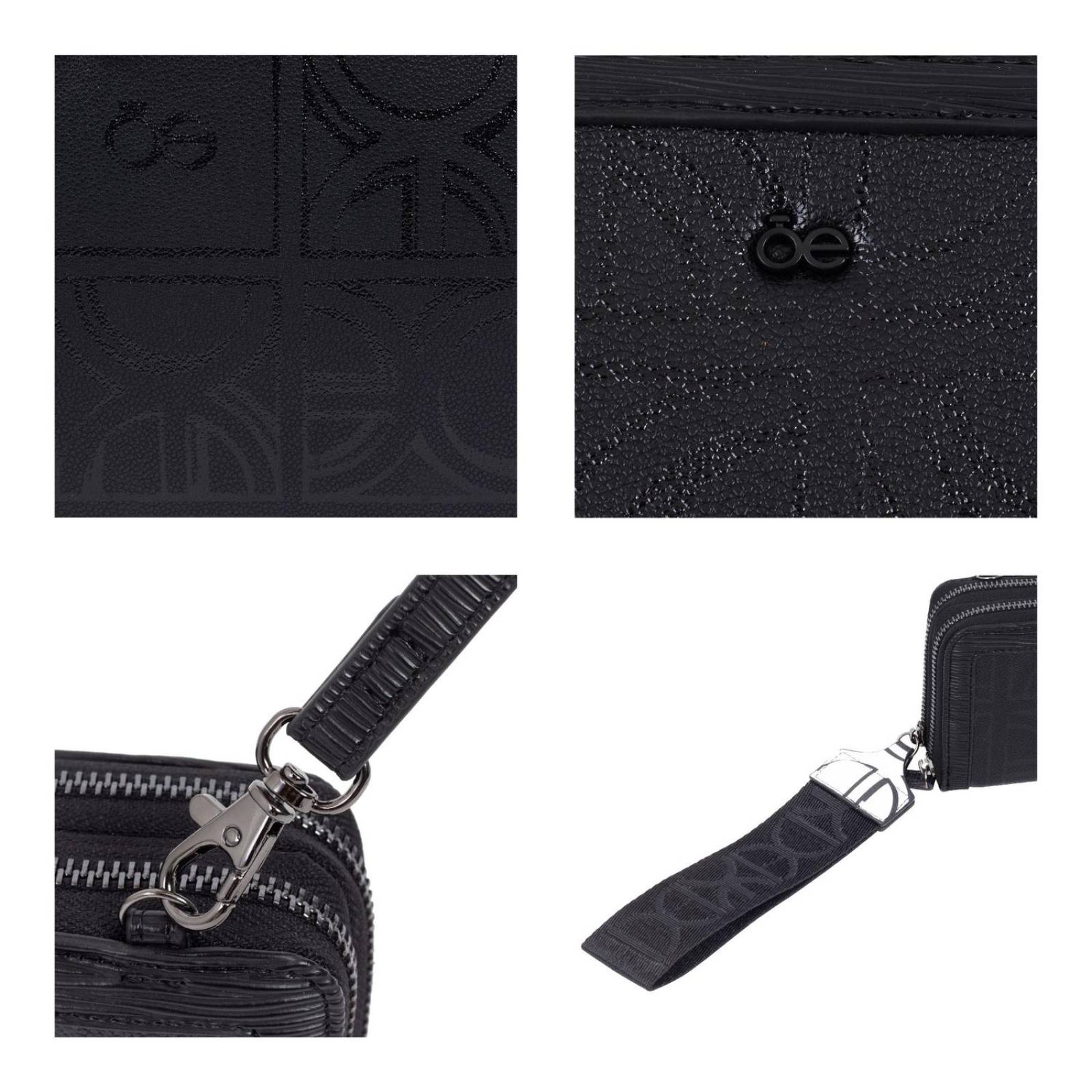 Cartera Cloe Grande 2-en-1 NEGRO