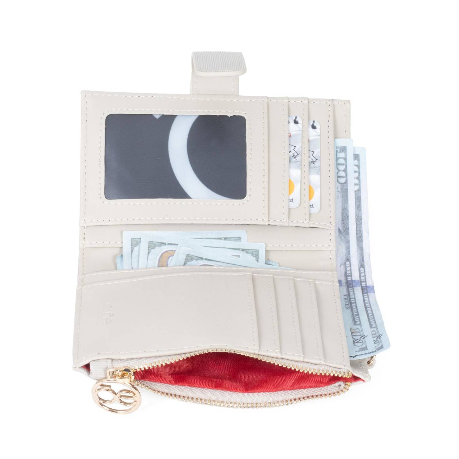 Cartera Cloe Flap con Maneral BEIGE