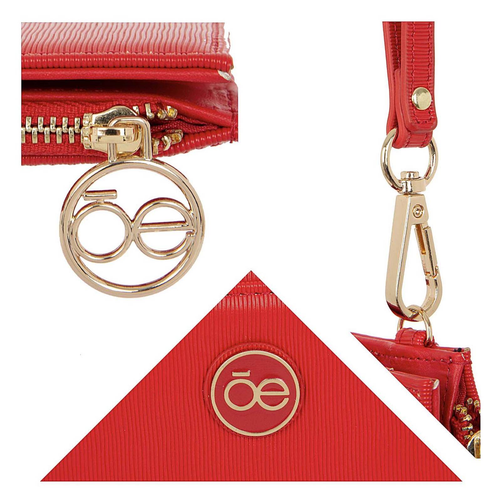 Cartera Cloe Grande Flap ROJO