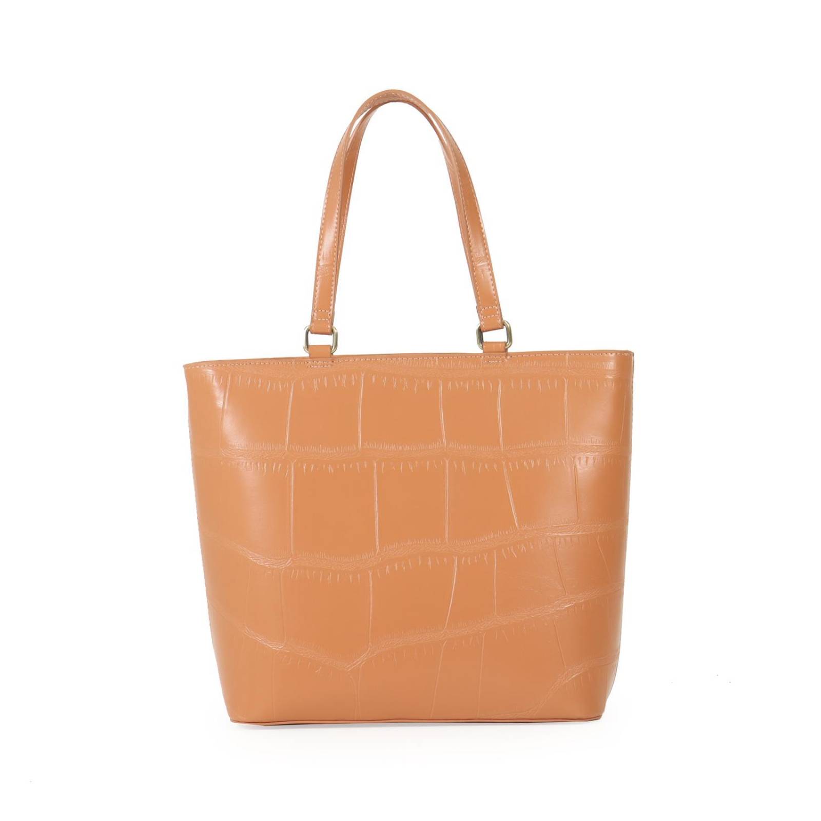 Bolsa Tote Cloe Look Animal Skin CORAL