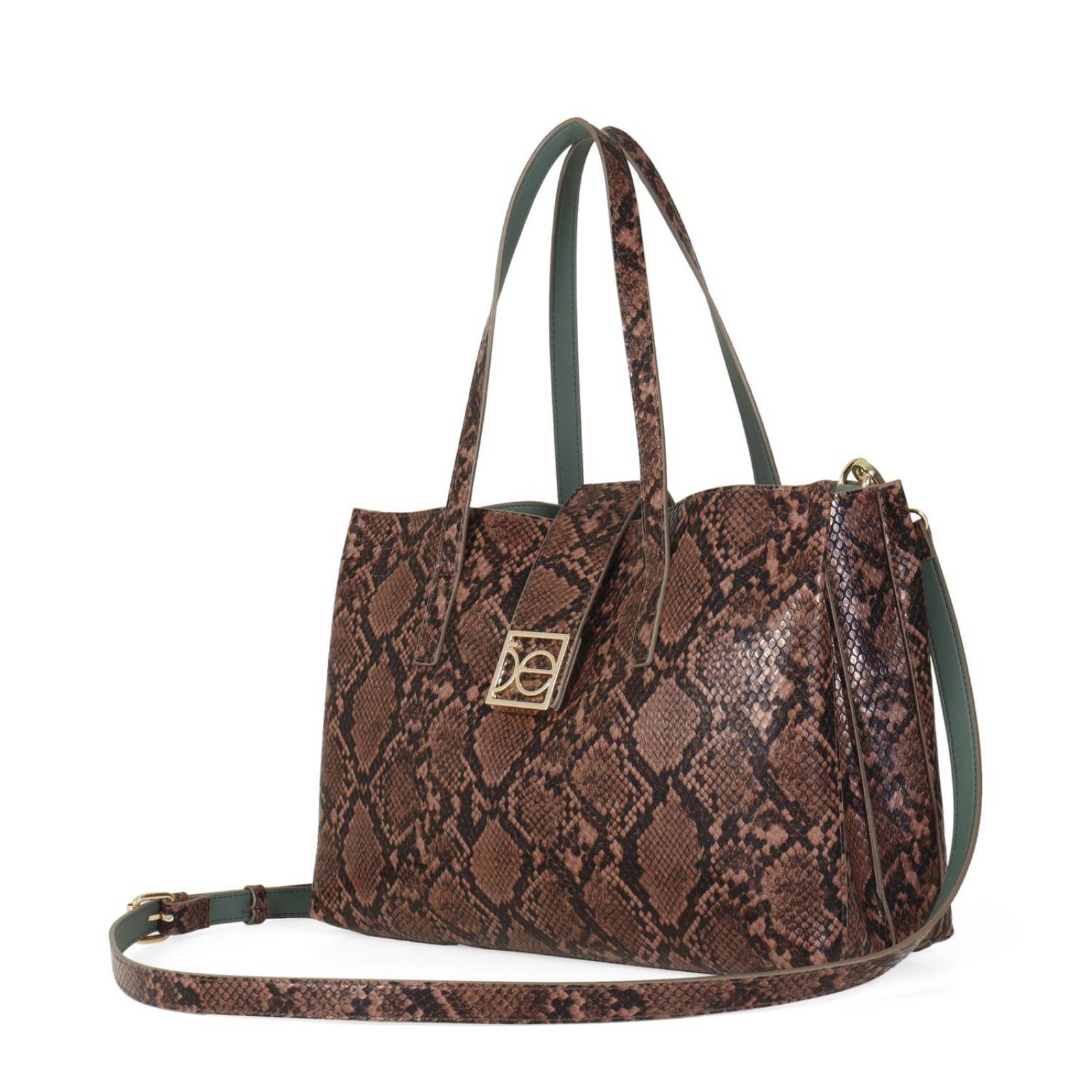 Bolsa Cloe Satchel Café