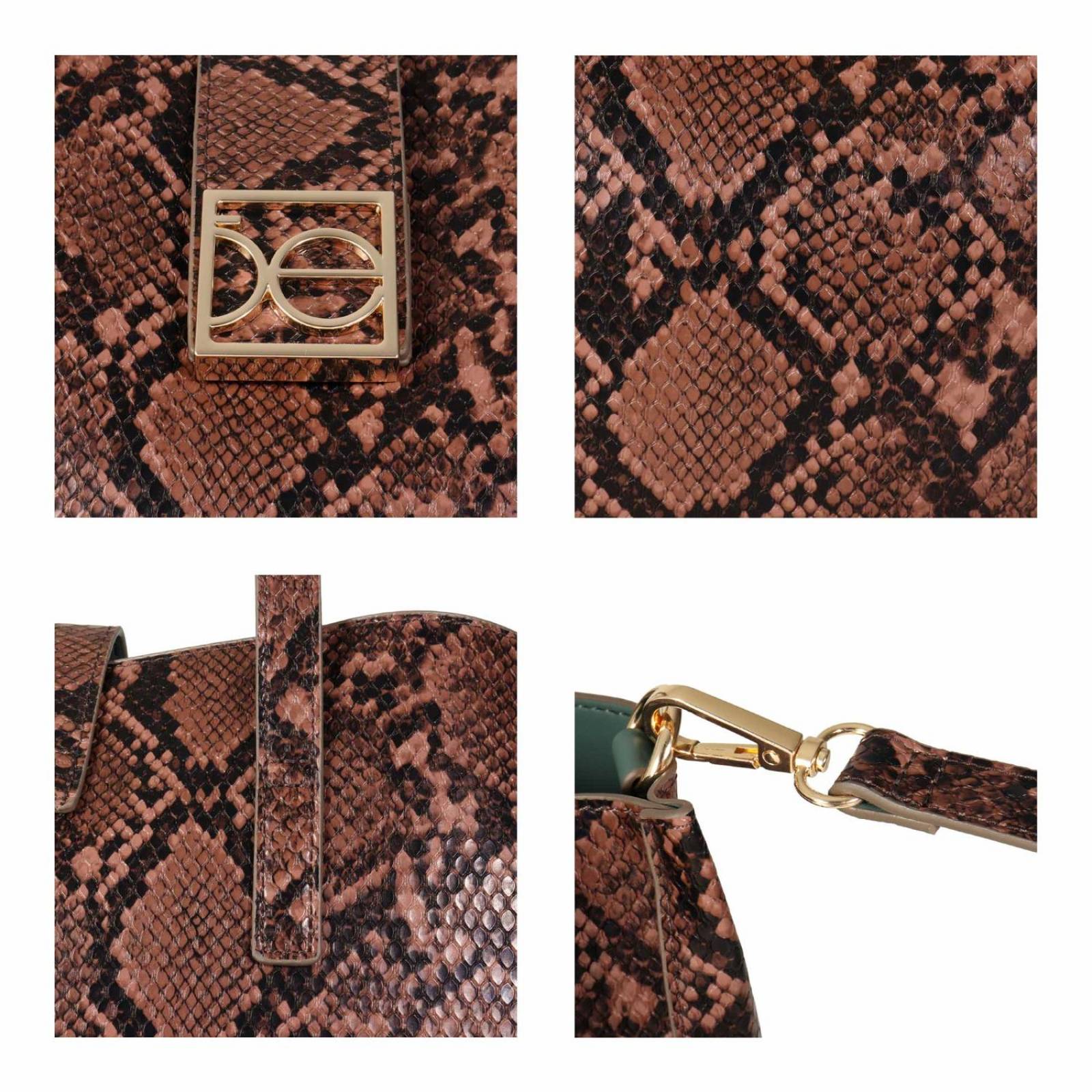 Bolsa Cloe Satchel Café
