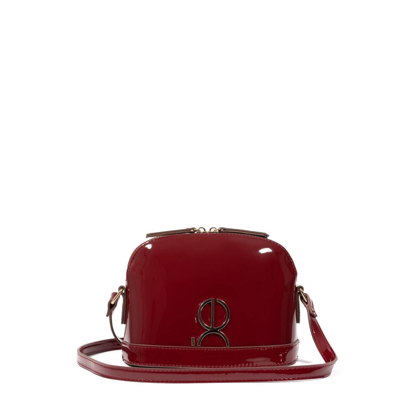 Bolsa Cloe Crossbody Charol Vino