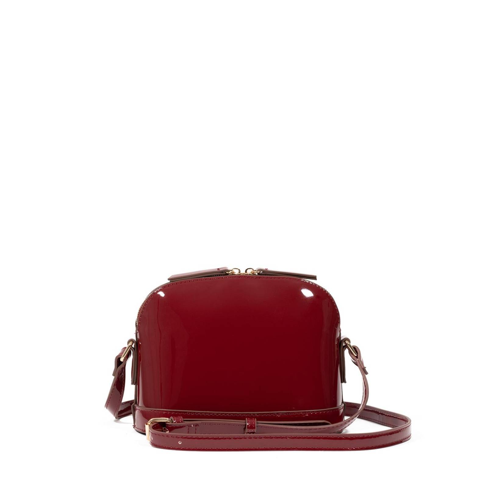 Bolsa Cloe Crossbody Charol Vino