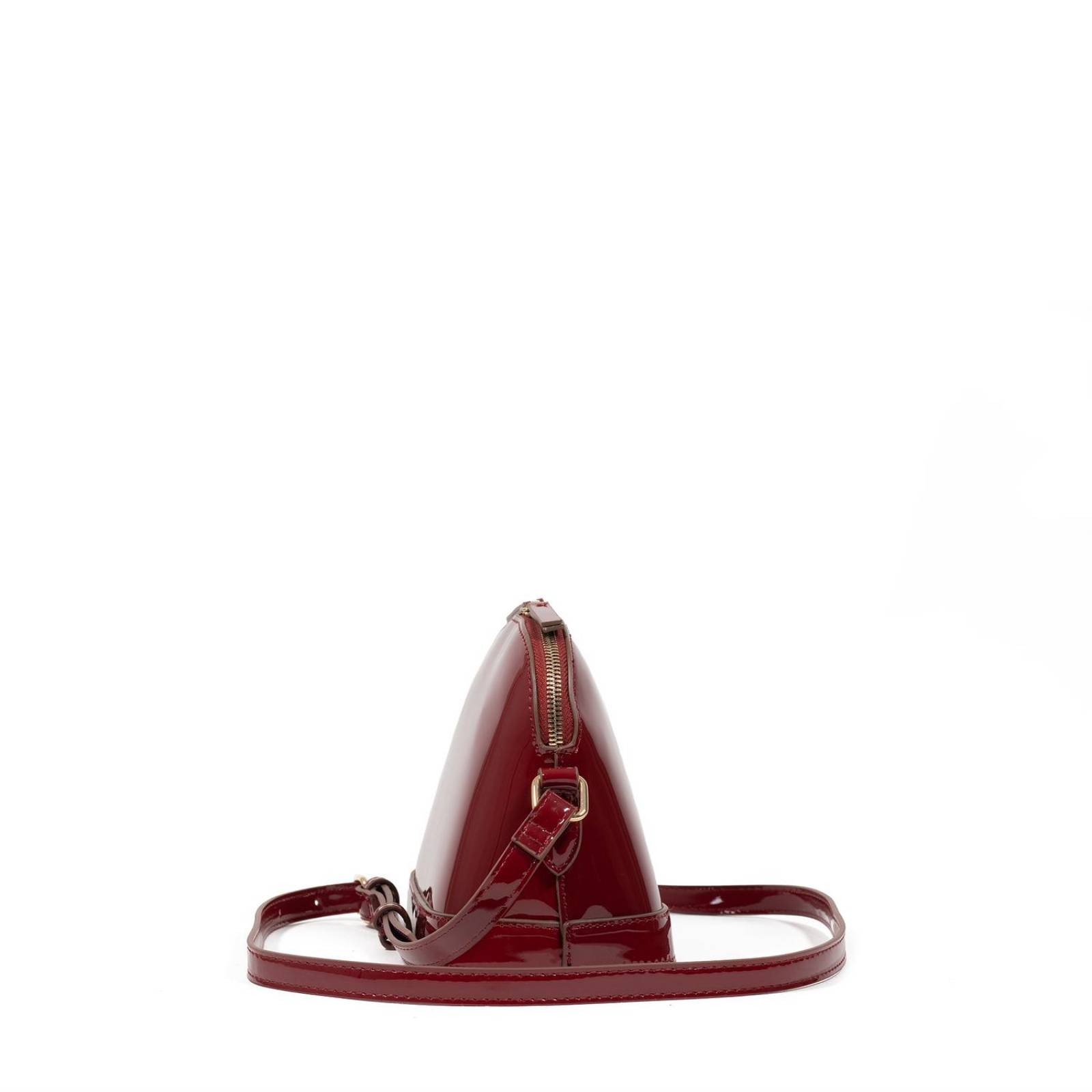 Bolsa Cloe Crossbody Charol Vino