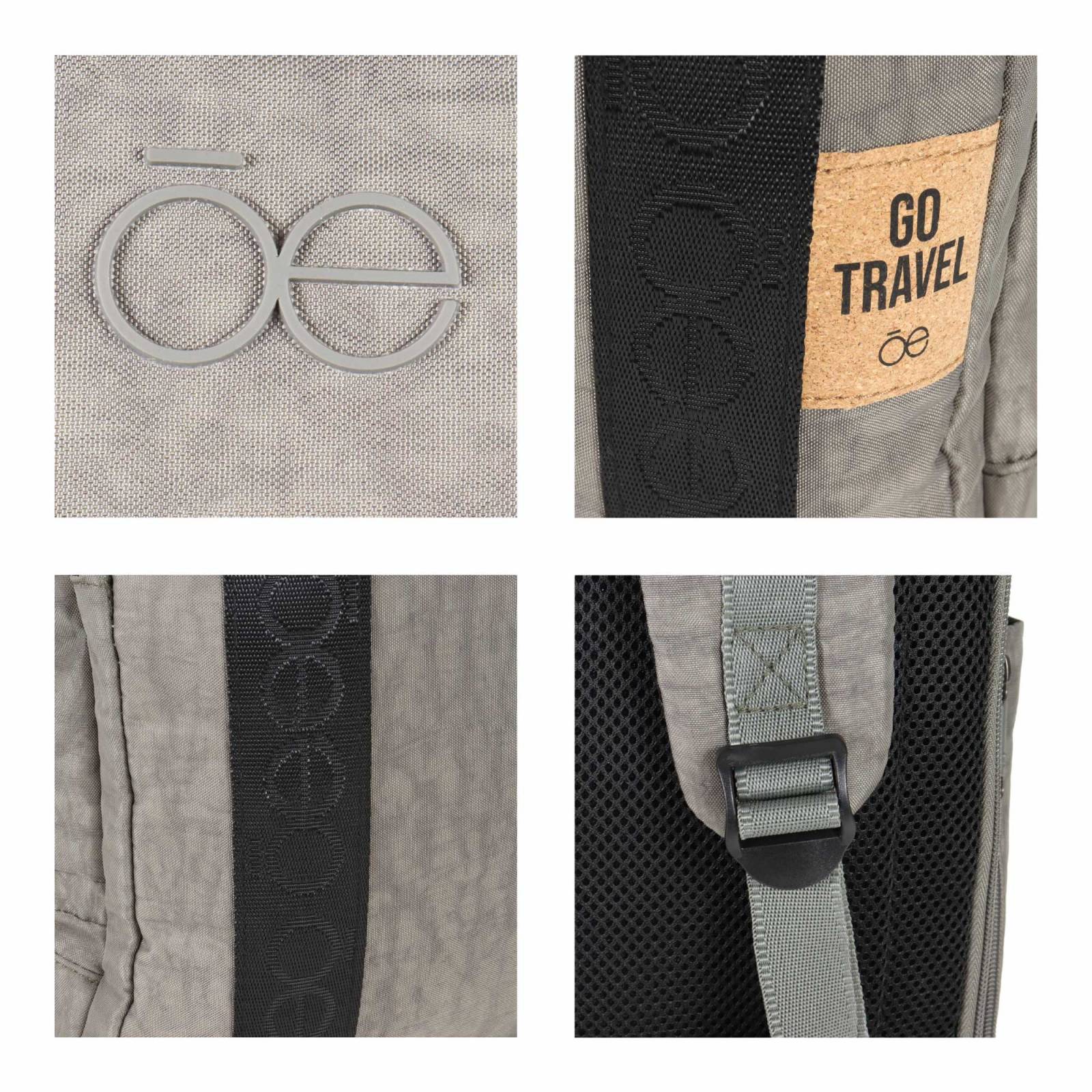 Mochila Cloe Porta Laptop 15" Cintas Webbing color Verde Olivo