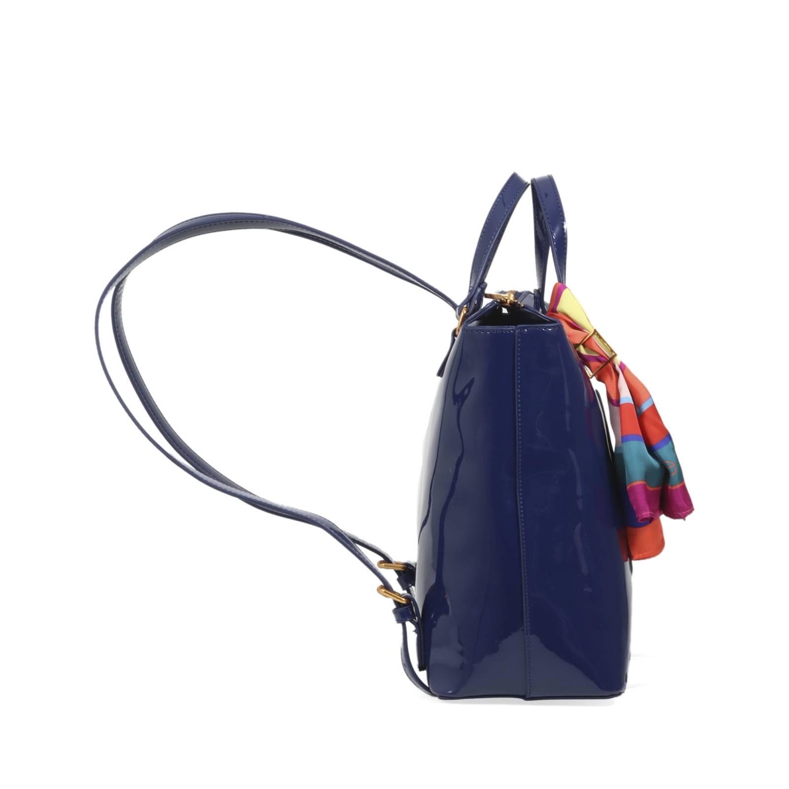 Mochila Cloe Para Mujer Charol Monograma Oe