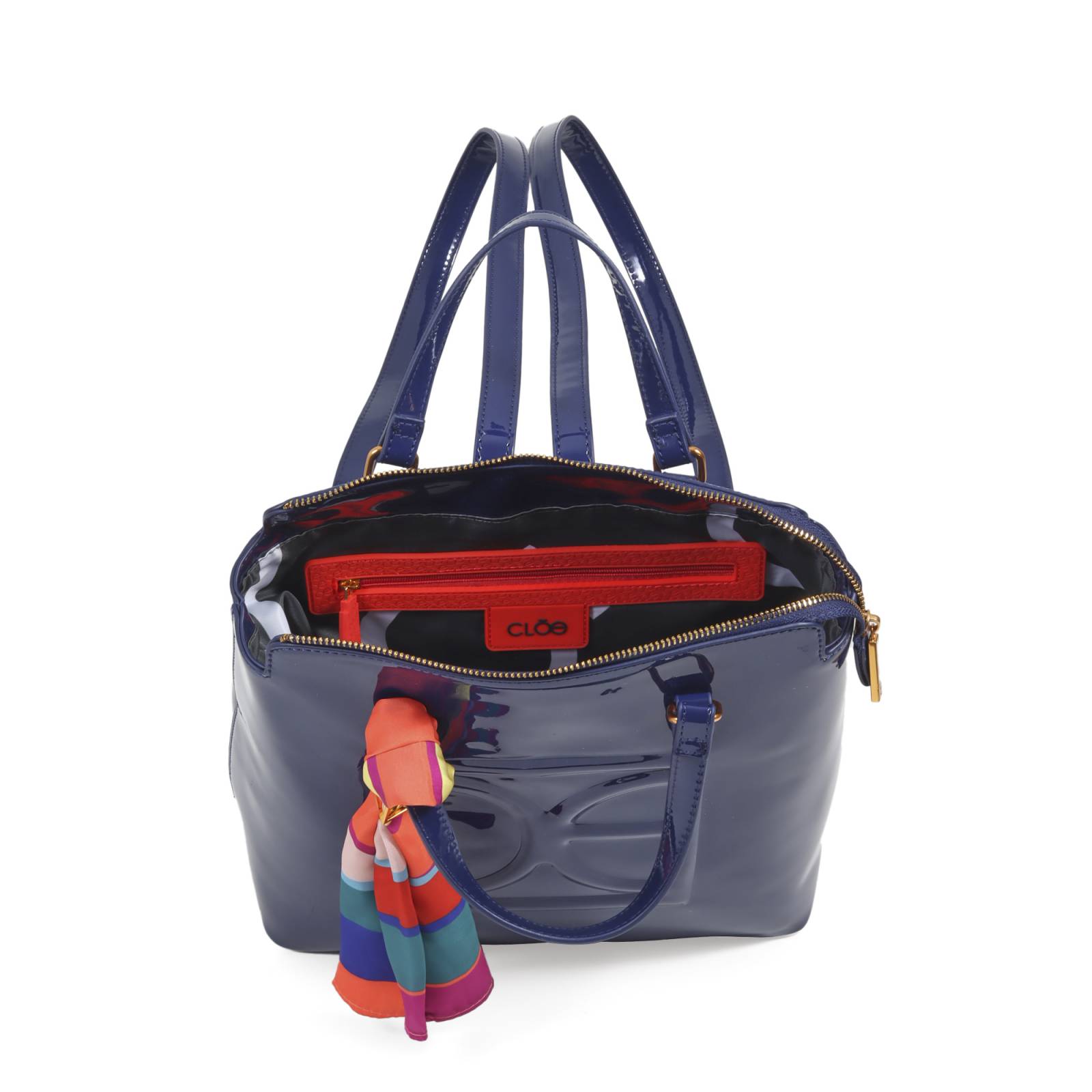 Mochila Cloe Para Mujer Charol Monograma Oe