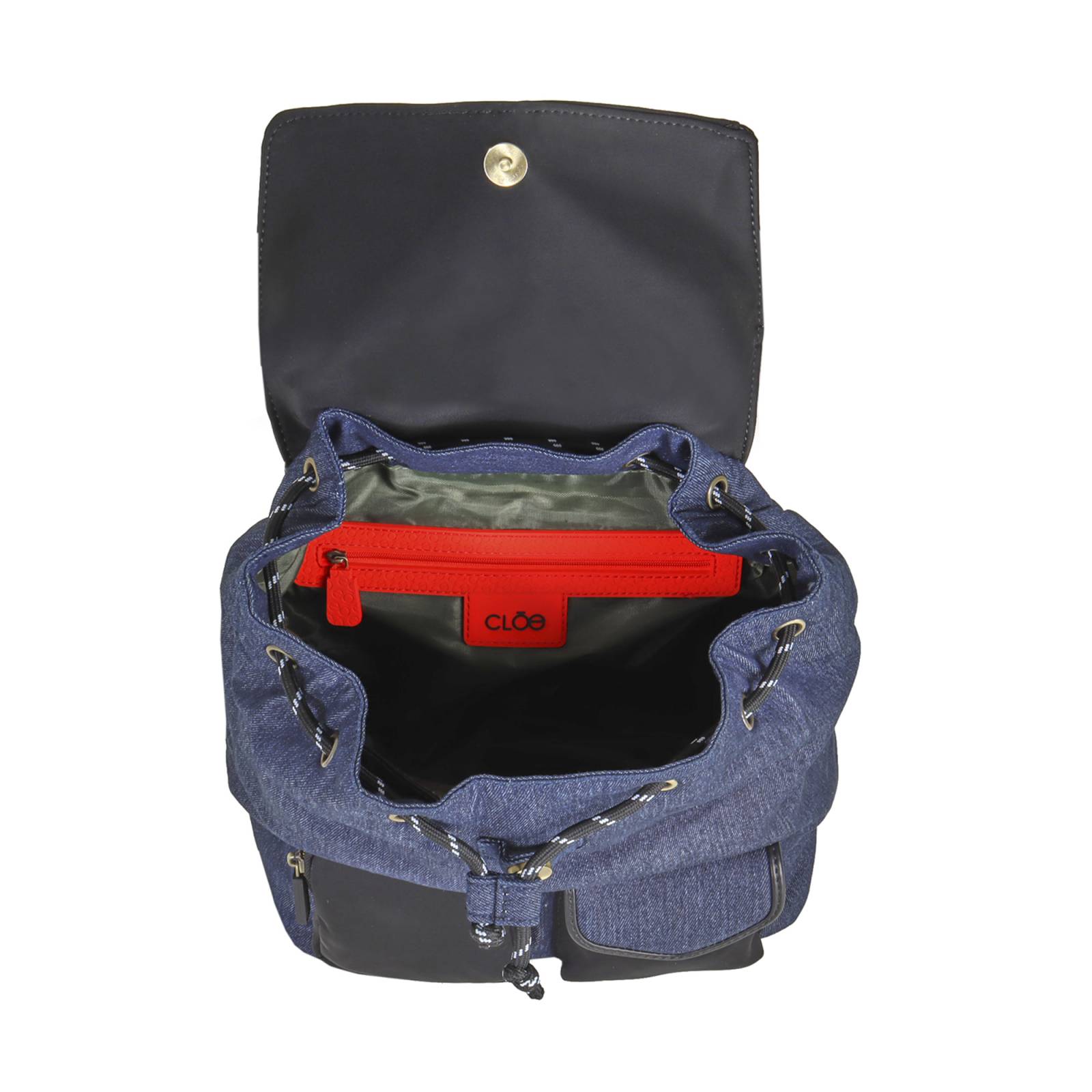 Mochila para Mujer Cloe Material Denim con Monedero