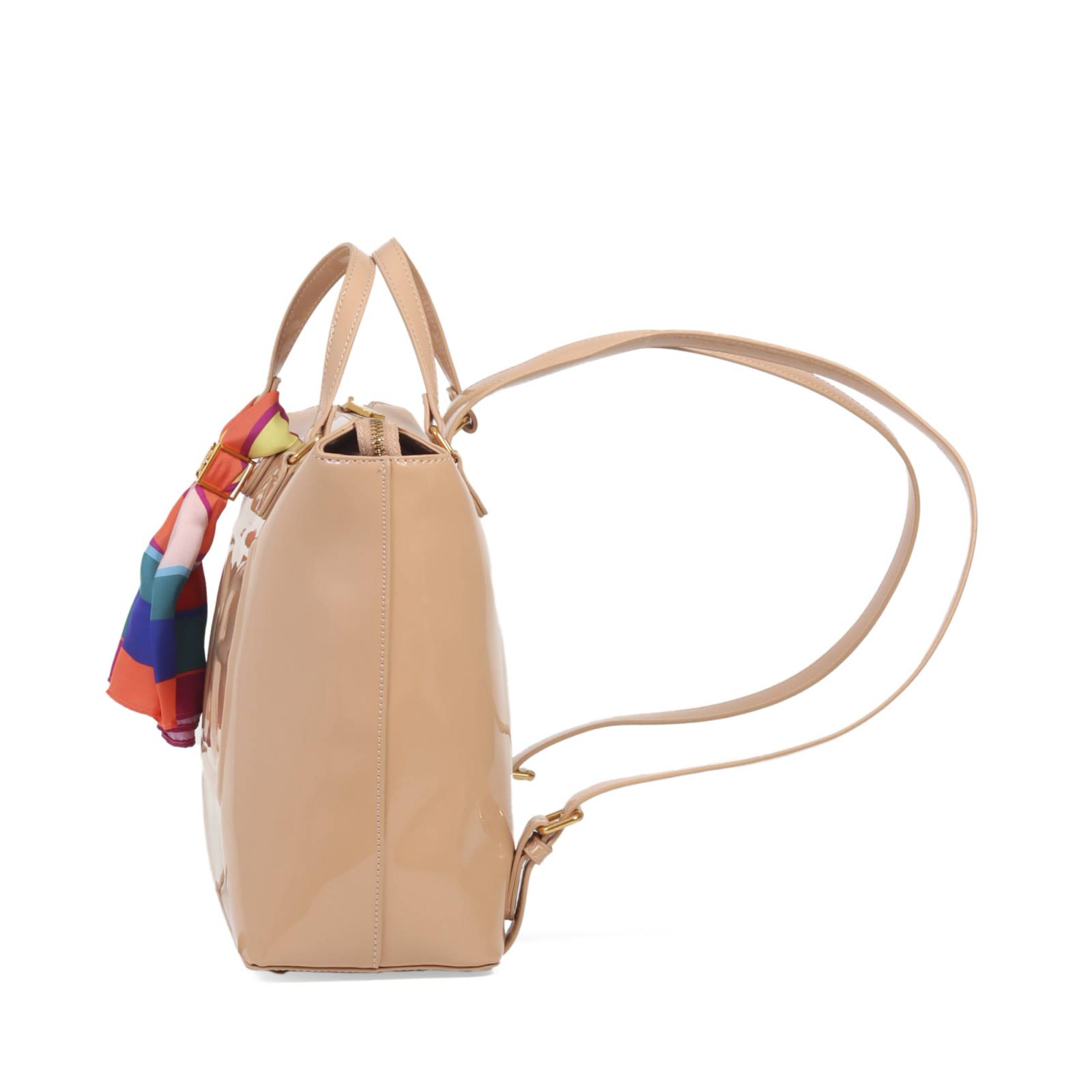 Mochila Cloe Para Mujer Charol Monograma Oe