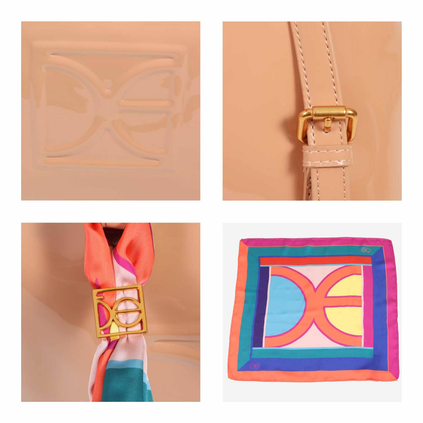 Mochila Cloe Para Mujer Charol Monograma Oe