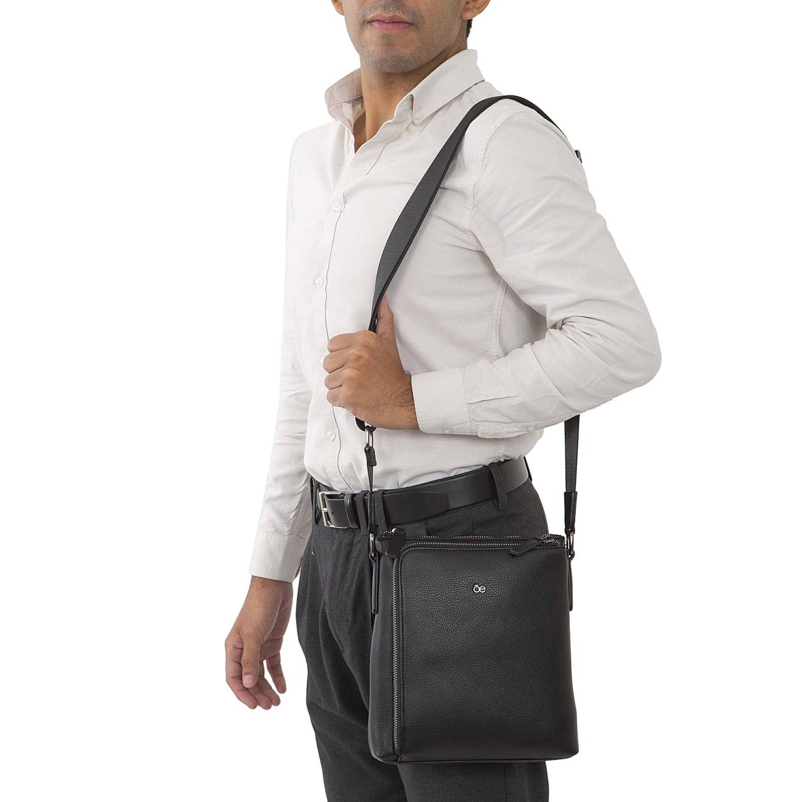 Mensajera para Hombre Cloe Piel Genuina Porta Tablet 11 