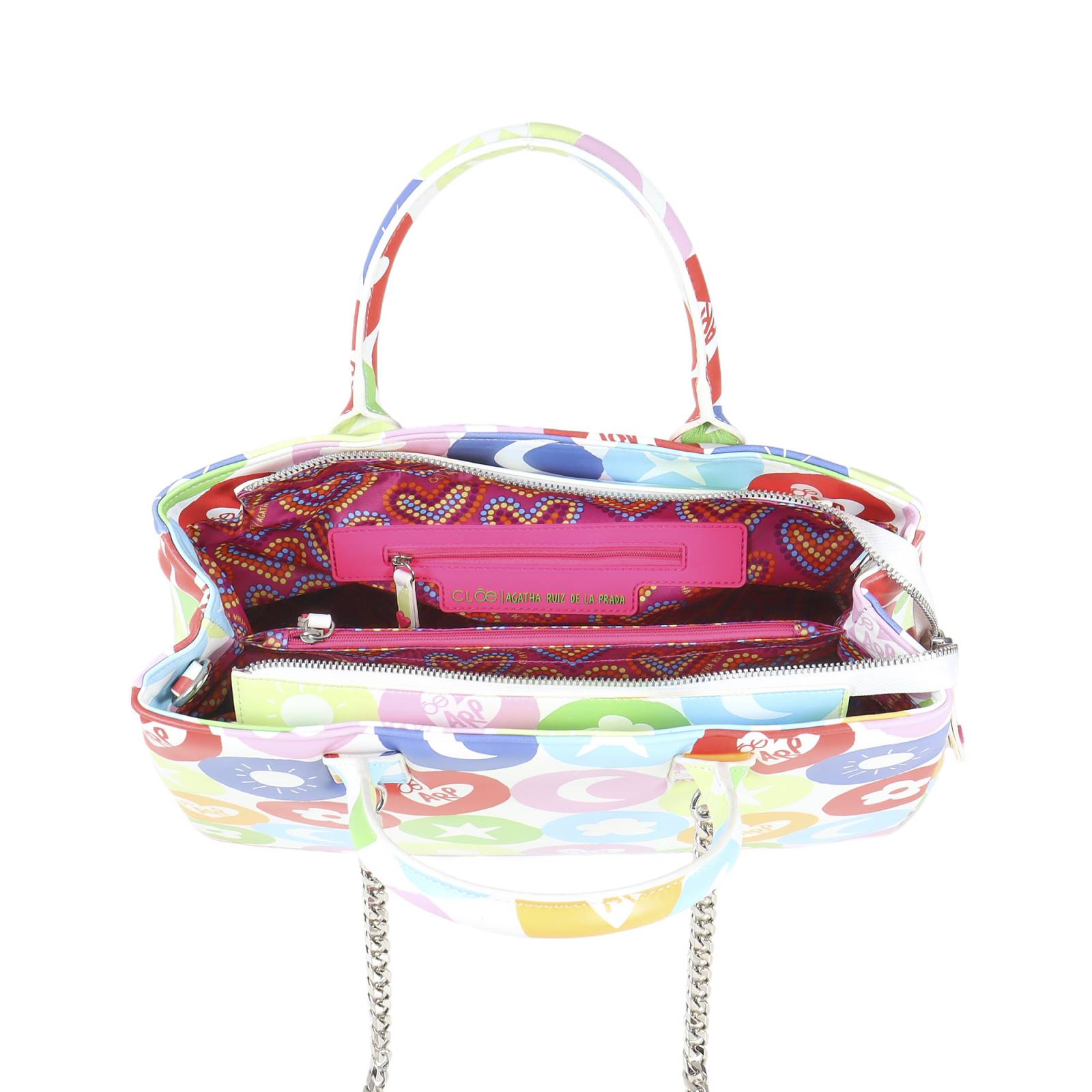 Bolsa Satchel Acolchada Cloe By Agatha Ruiz de la Prada