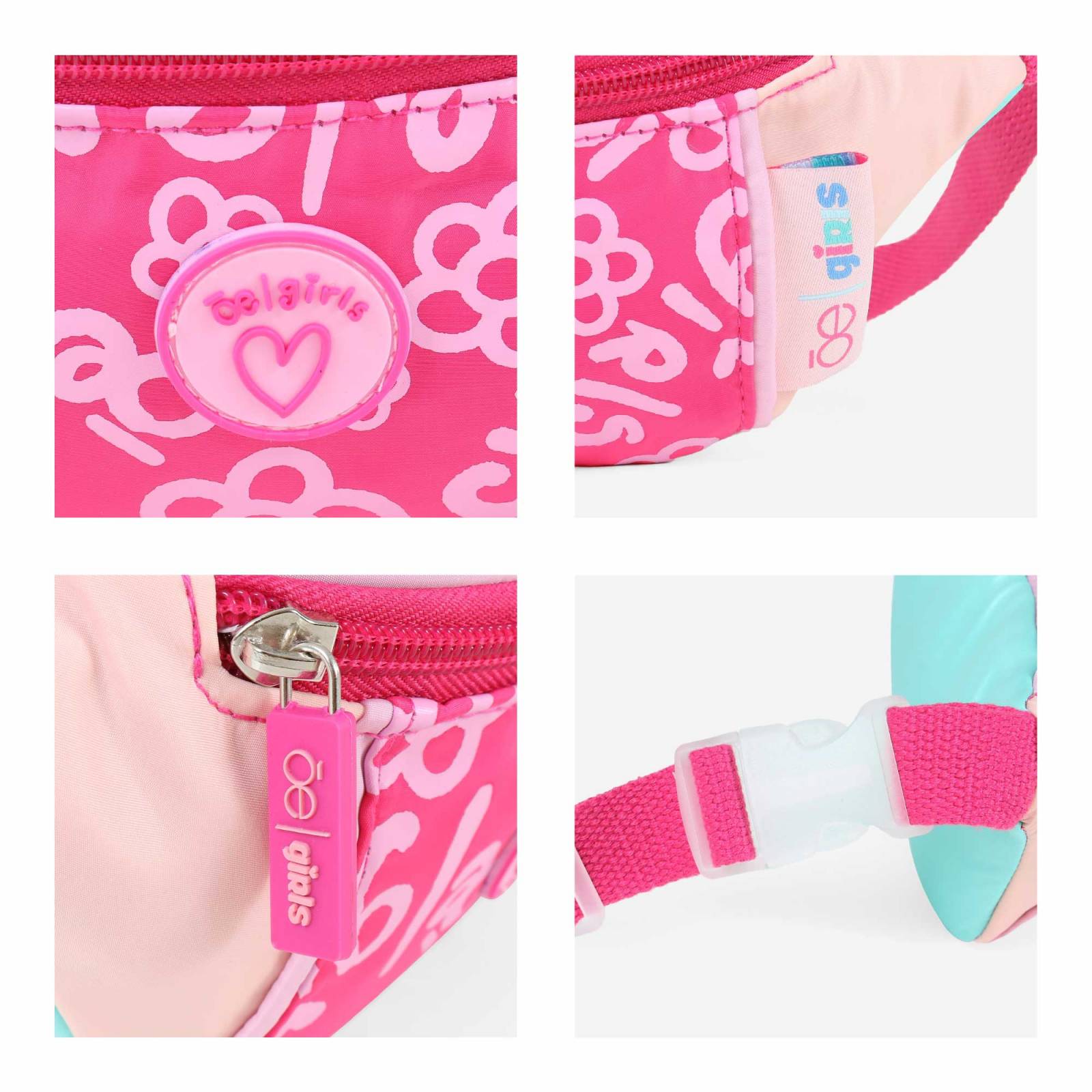 Cangurera Cloe Girls Nylon para Niña Estampado Floral