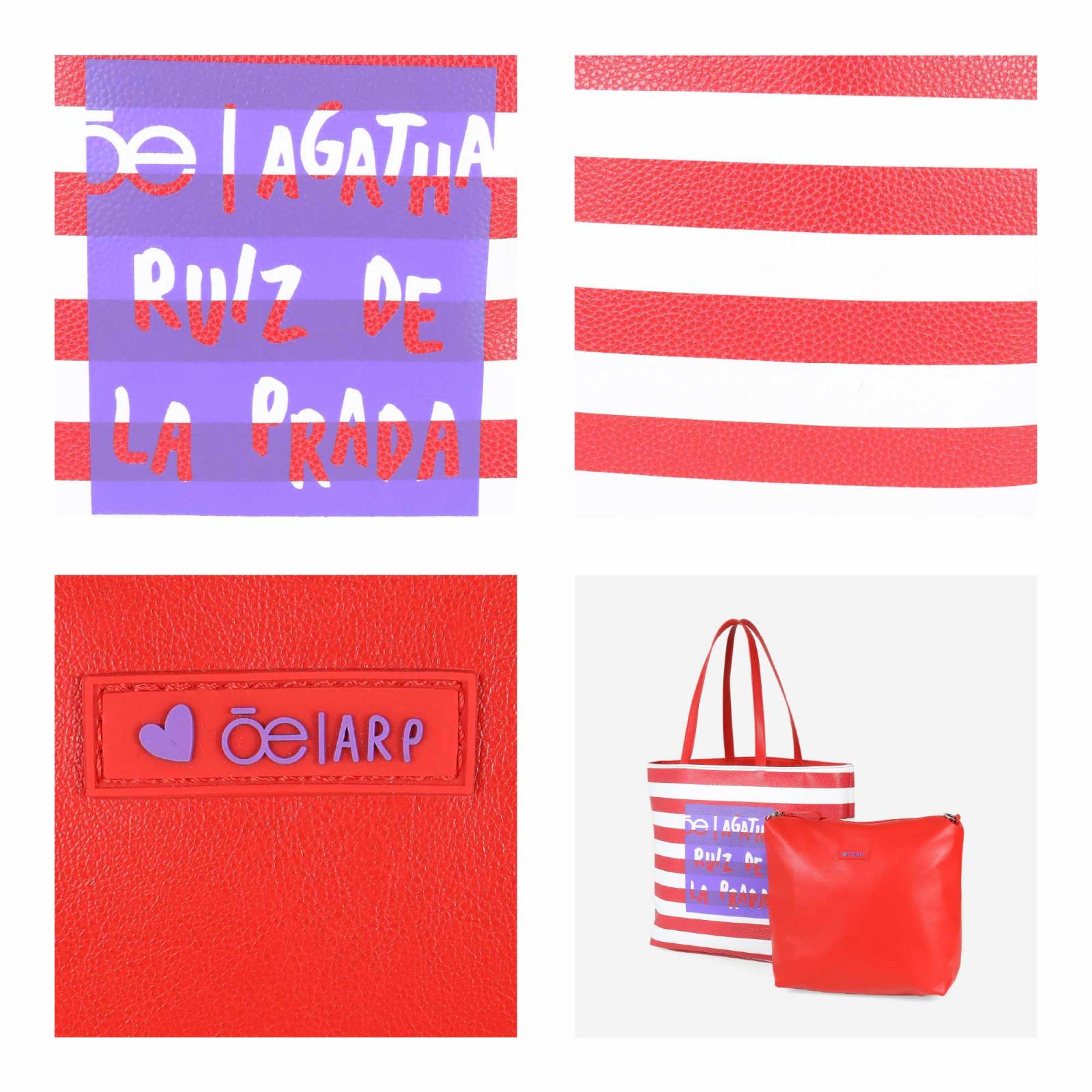 Bolsa Tote 2 en 1 Cloe By Ágatha Ruiz de la Prada Reversible