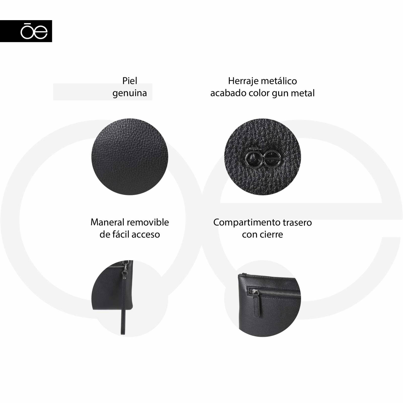 Cartera para Hombre Cloe Uomo Porta Documentos Piel Genuina