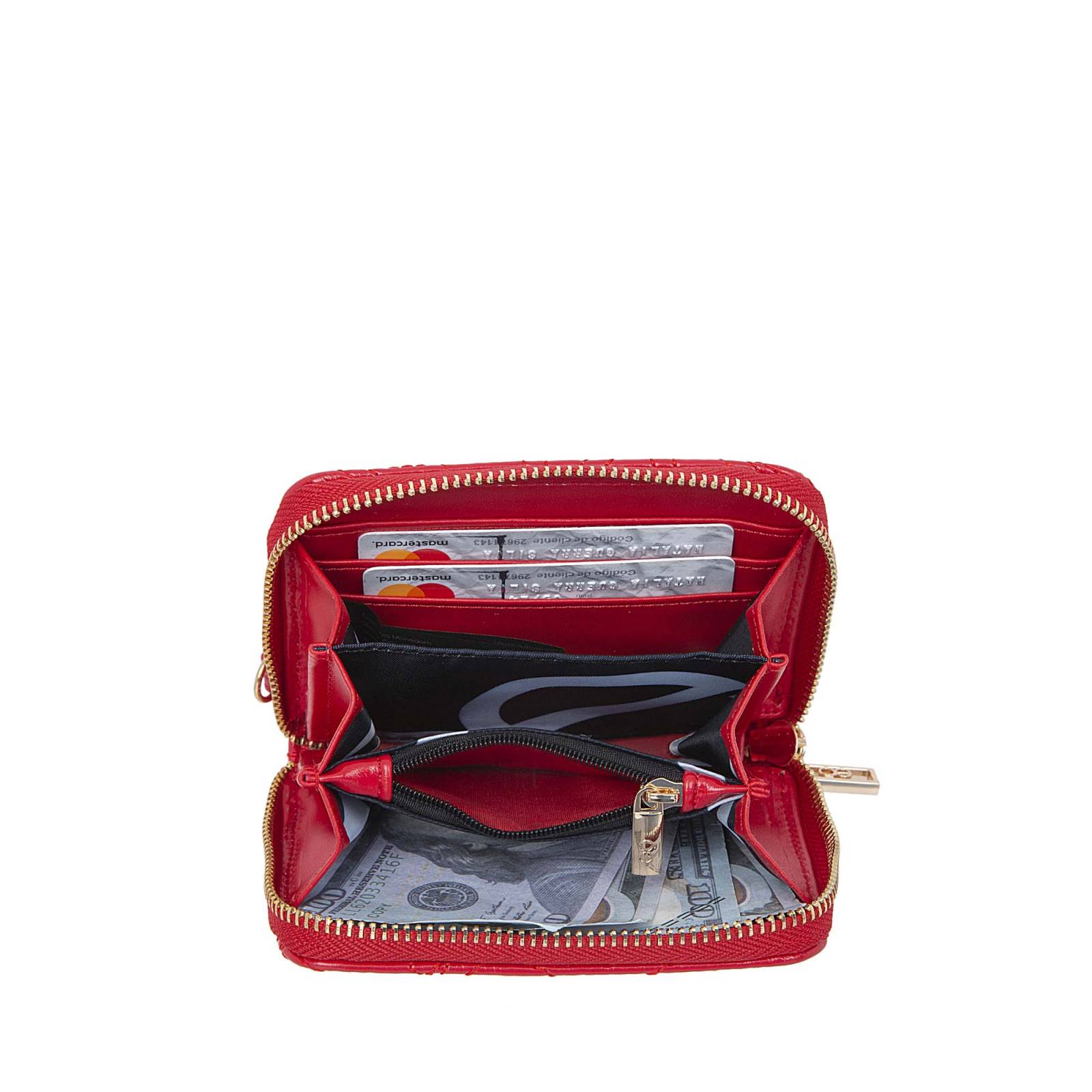 Cartera para Mujer Cloe Chica Material Reciclado con Maneral