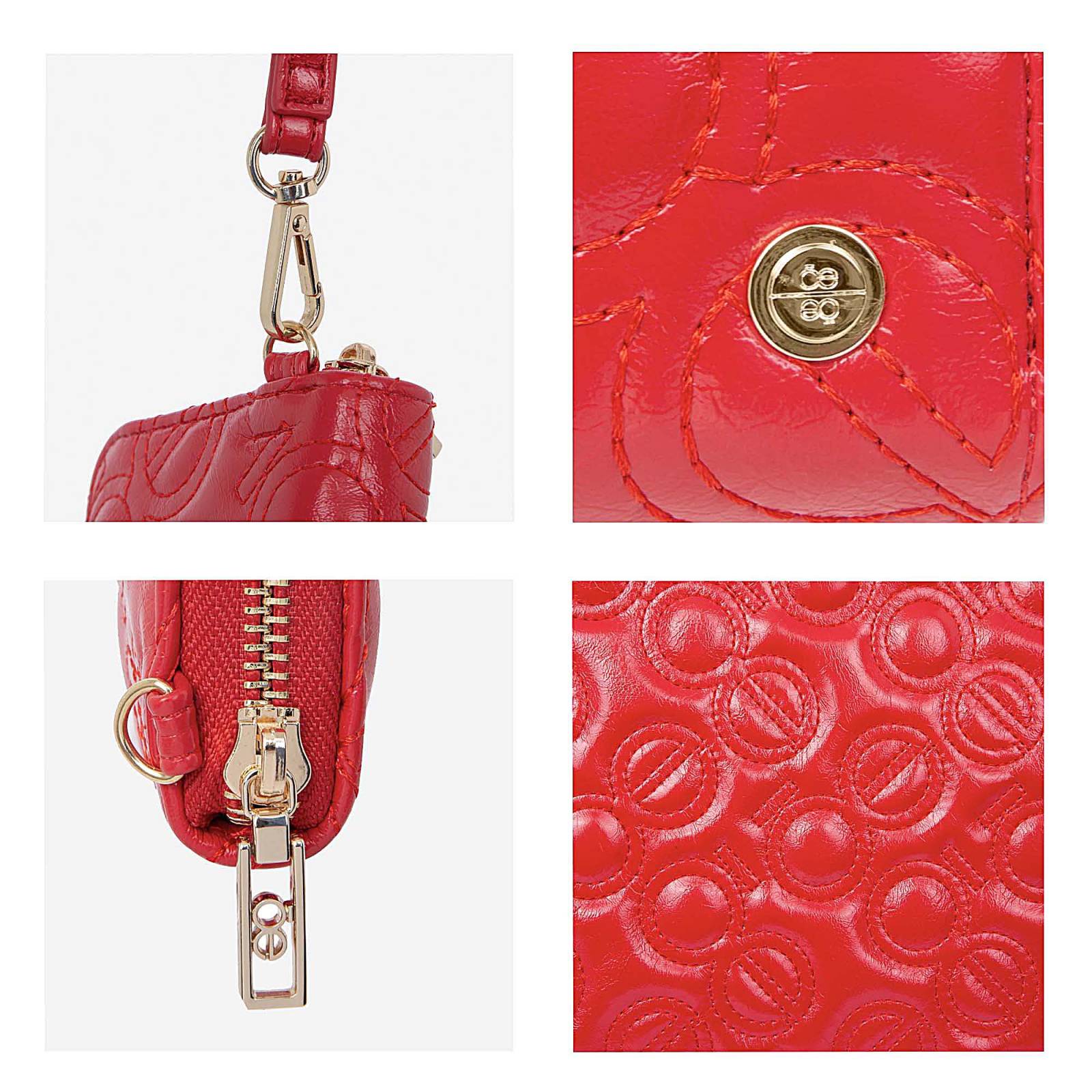 Cartera para Mujer Cloe Chica Material Reciclado con Maneral