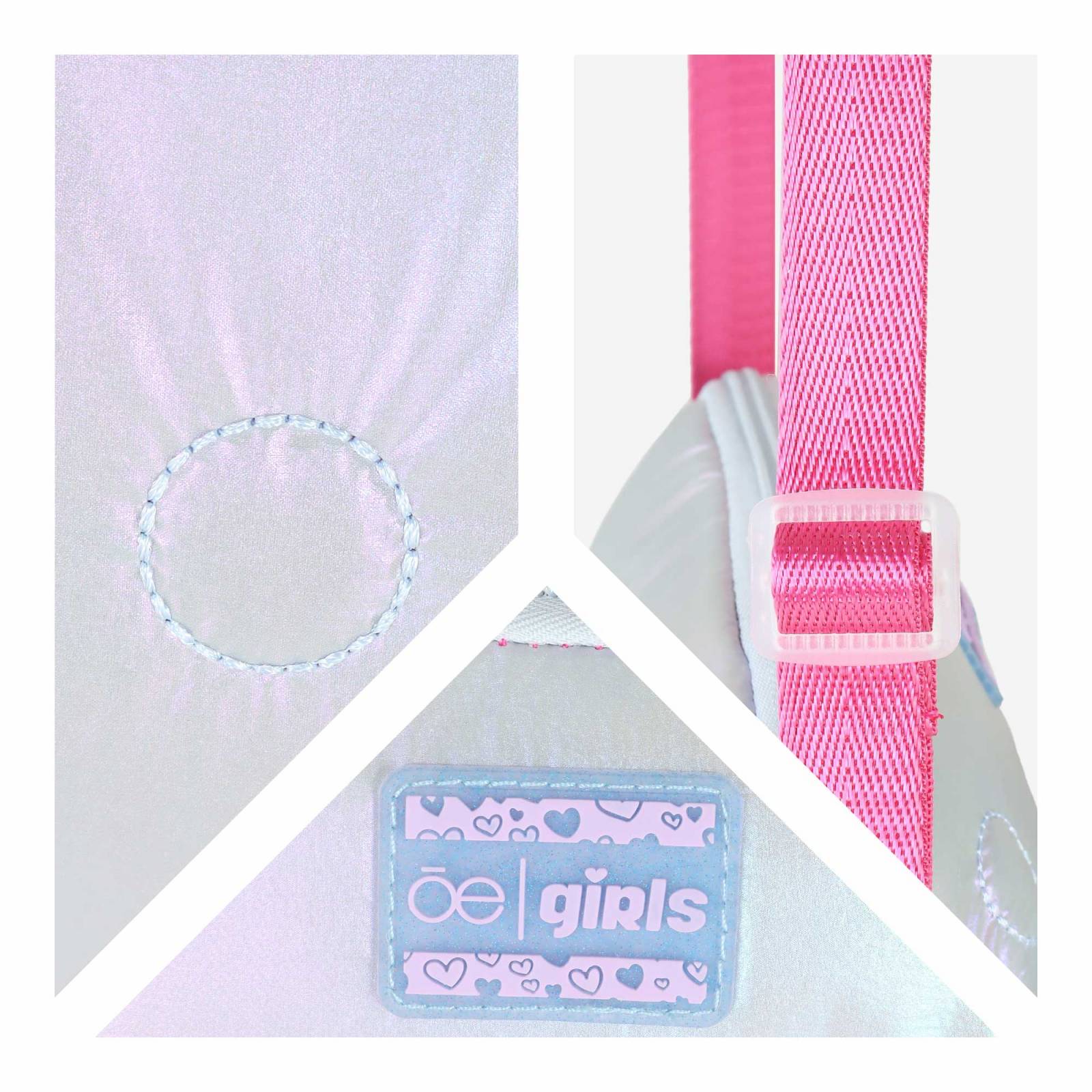 Bolsa Crossbody para Niña Cloe Girls Nylon Holográfico