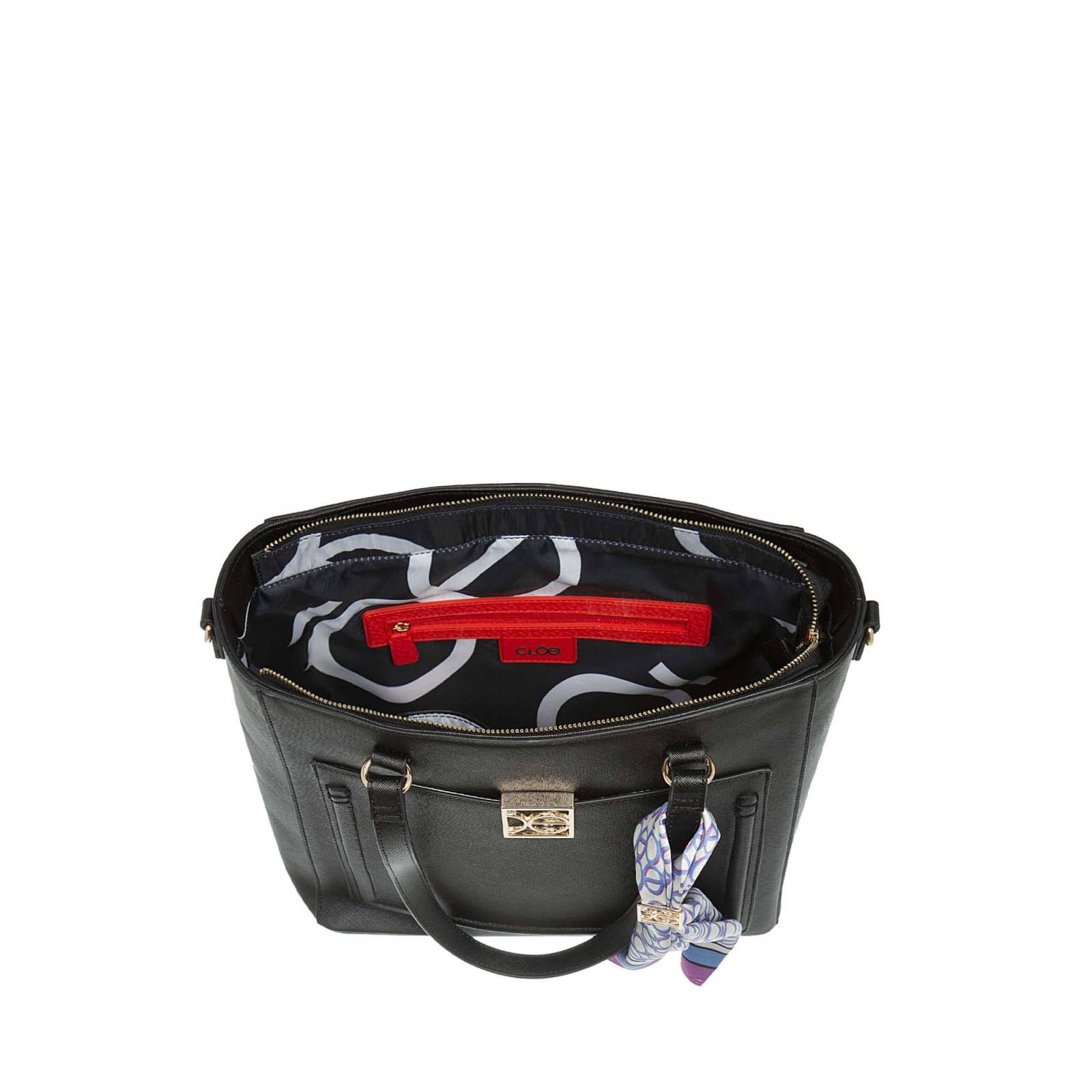 Bolsa Para Mujer Cloe Tote Con Mascada Removible