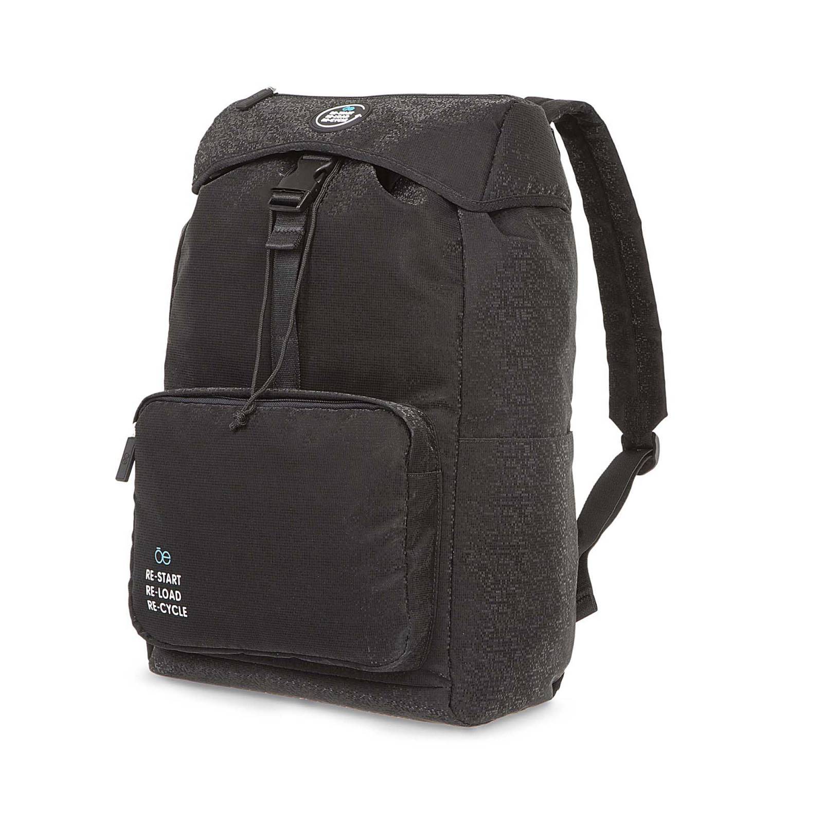 Mochila Unisex Cloe Grande Material reciclado Reflejante